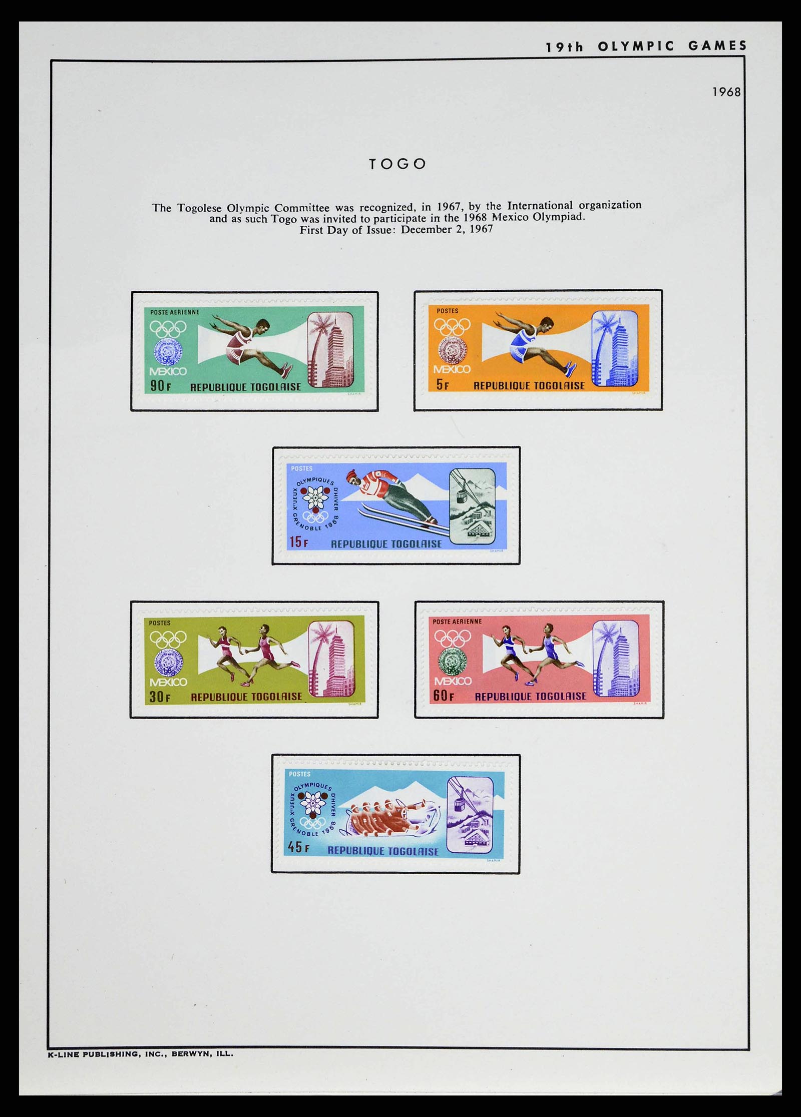 37738 0080 - Stamp collection 37738 Olympic Games 1920-1984.