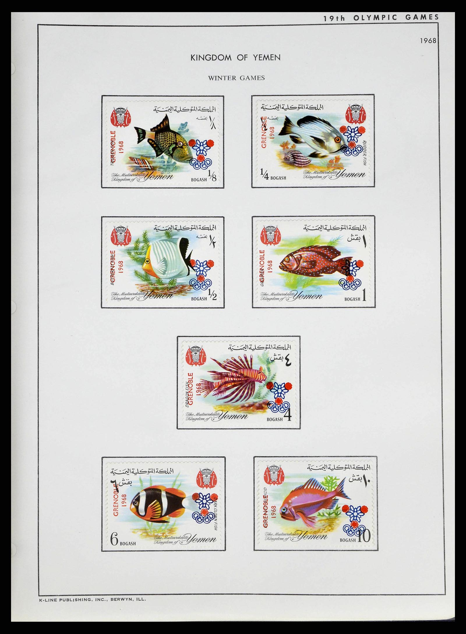 37738 0087 - Stamp collection 37738 Olympic Games 1920-1984.