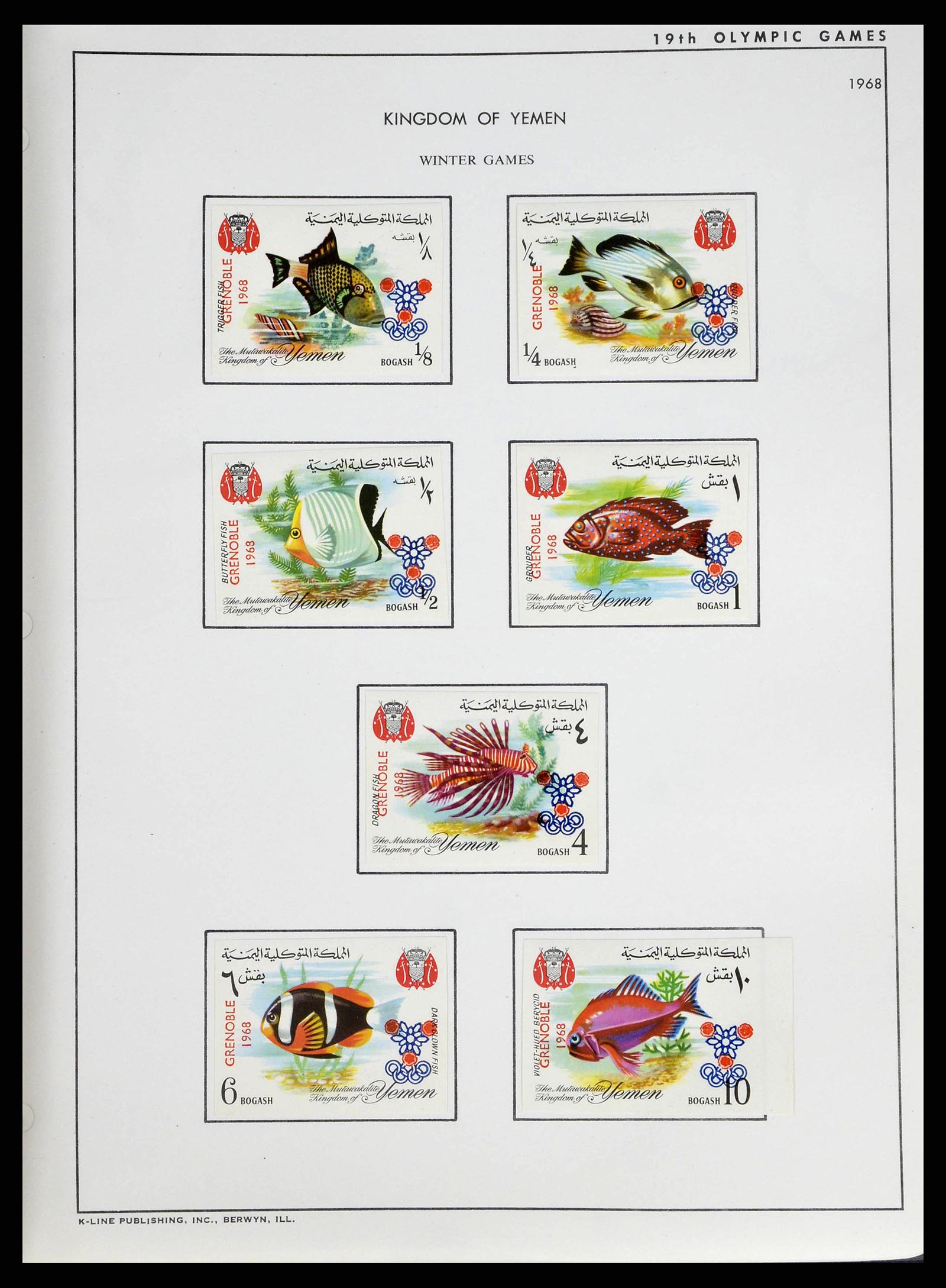 37738 0088 - Stamp collection 37738 Olympic Games 1920-1984.