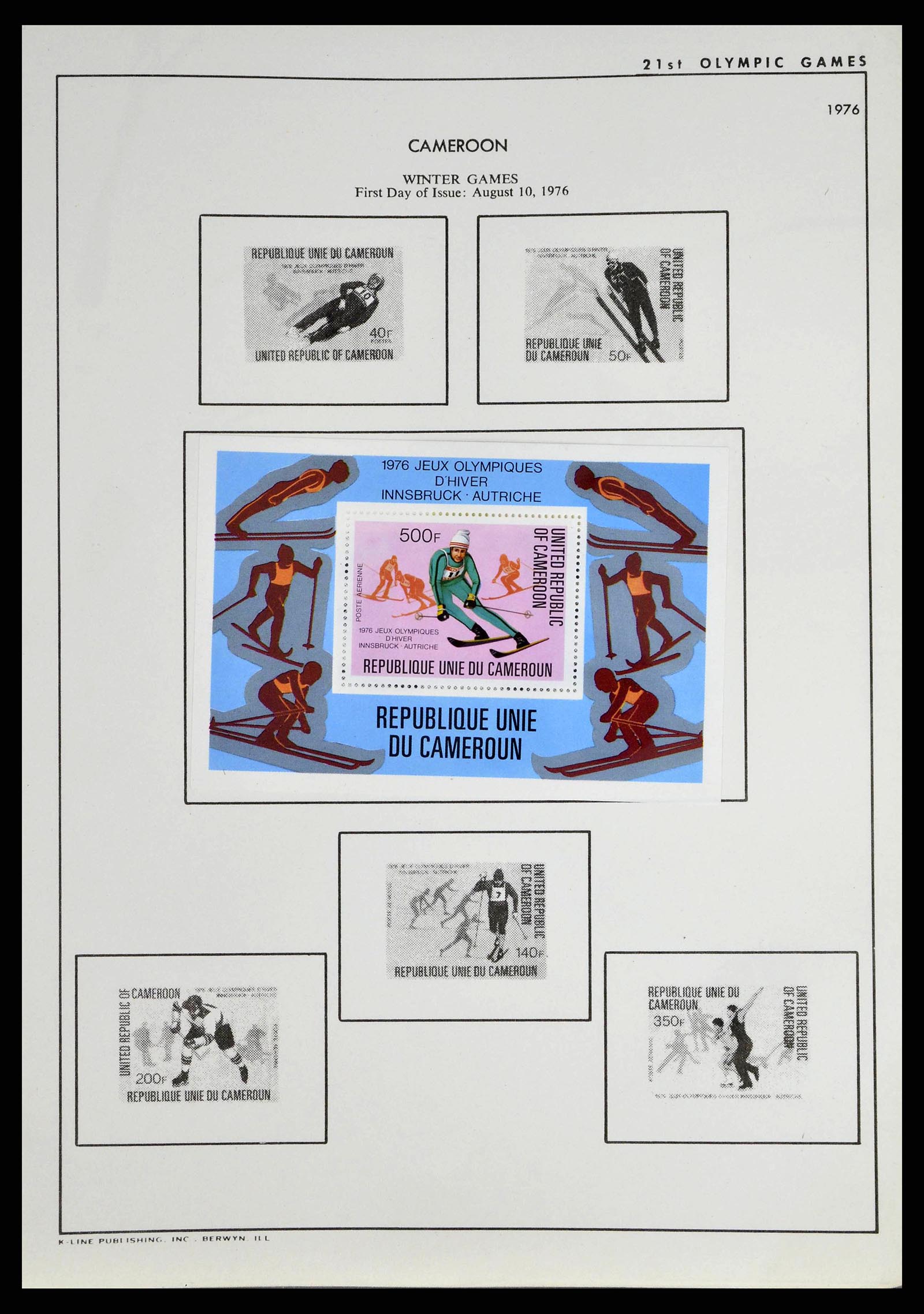 37738 0094 - Stamp collection 37738 Olympic Games 1920-1984.