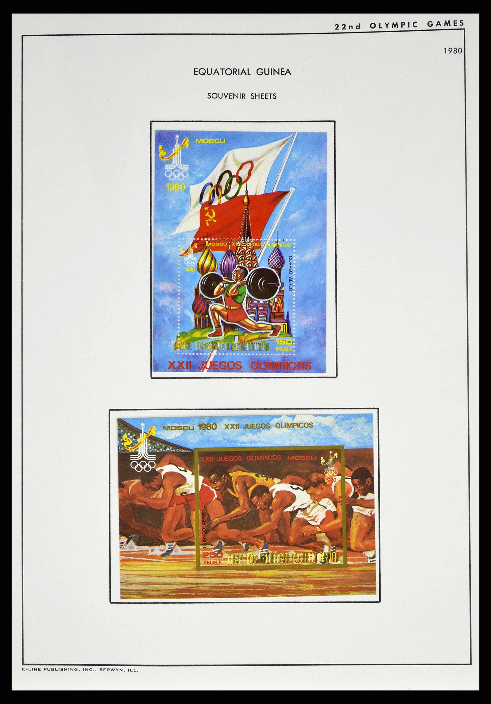 37738 0099 - Stamp collection 37738 Olympic Games 1920-1984.