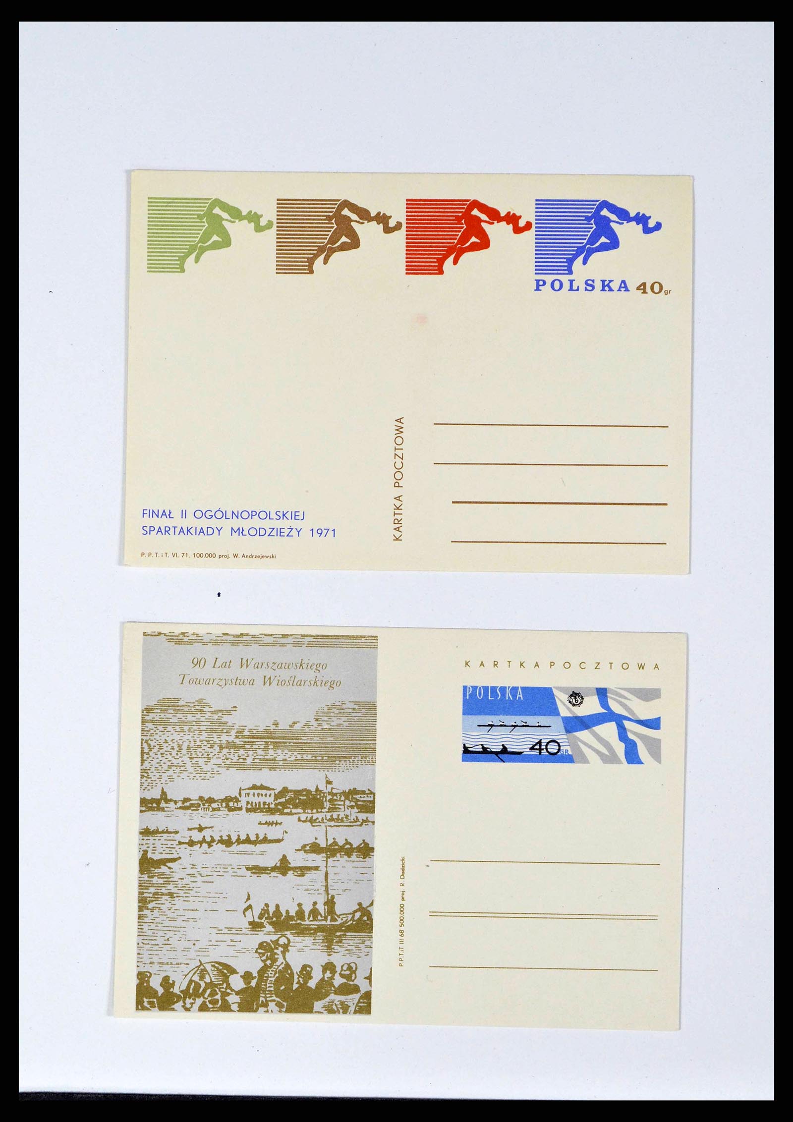 37738 1505 - Stamp collection 37738 Olympic Games 1920-1984.