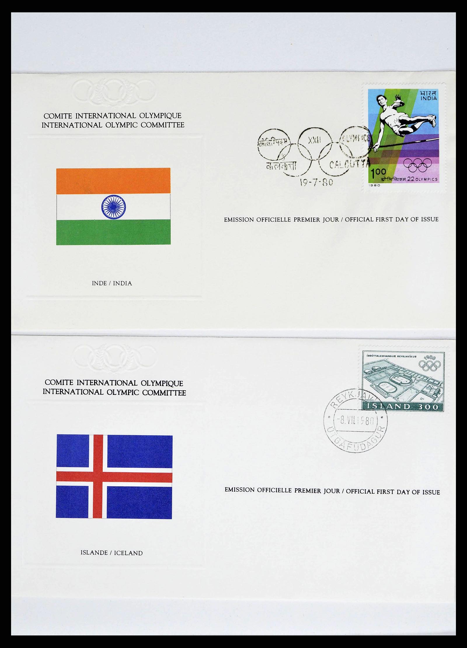 37738 1528 - Stamp collection 37738 Olympic Games 1920-1984.