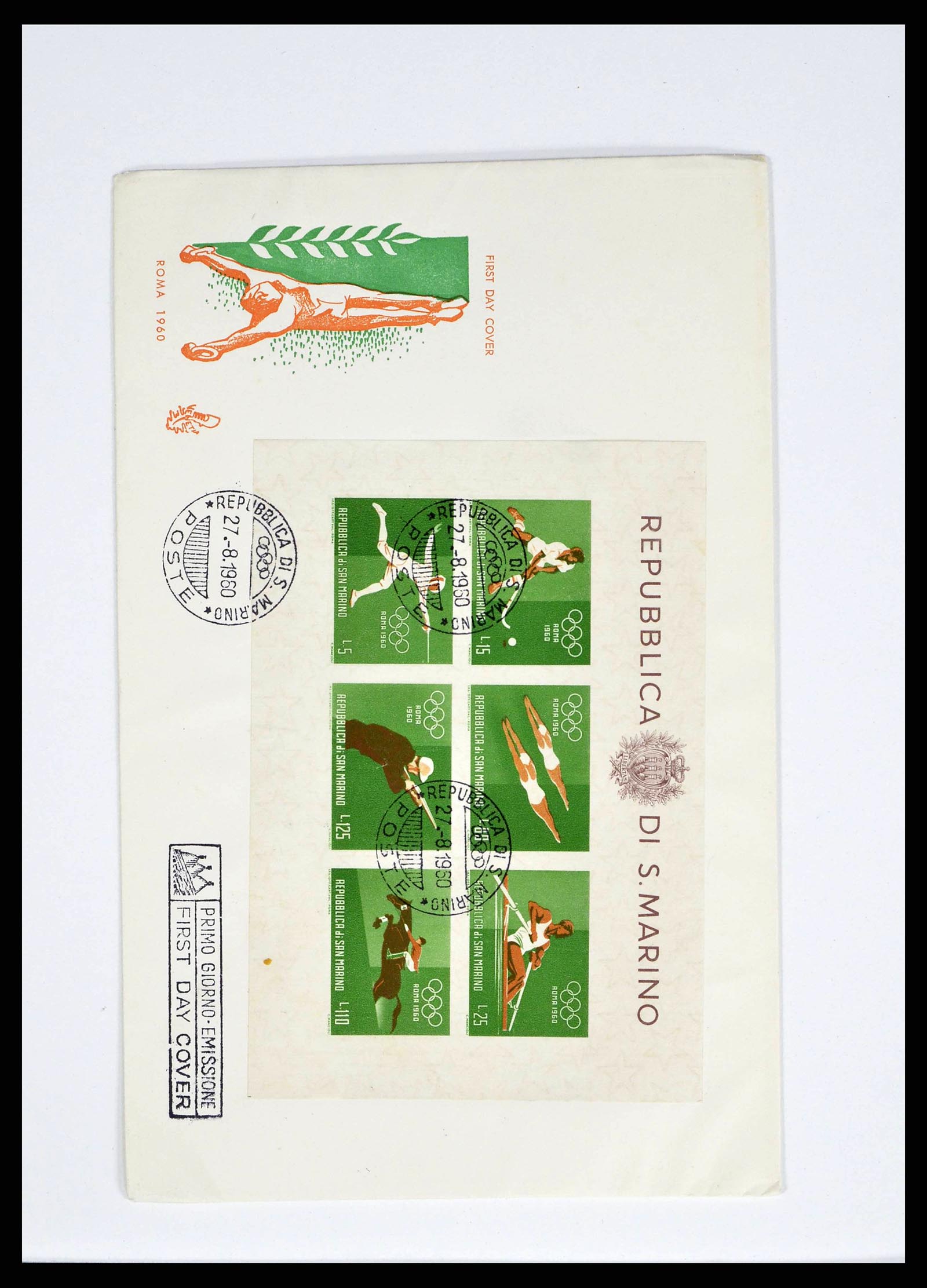 37738 1529 - Stamp collection 37738 Olympic Games 1920-1984.