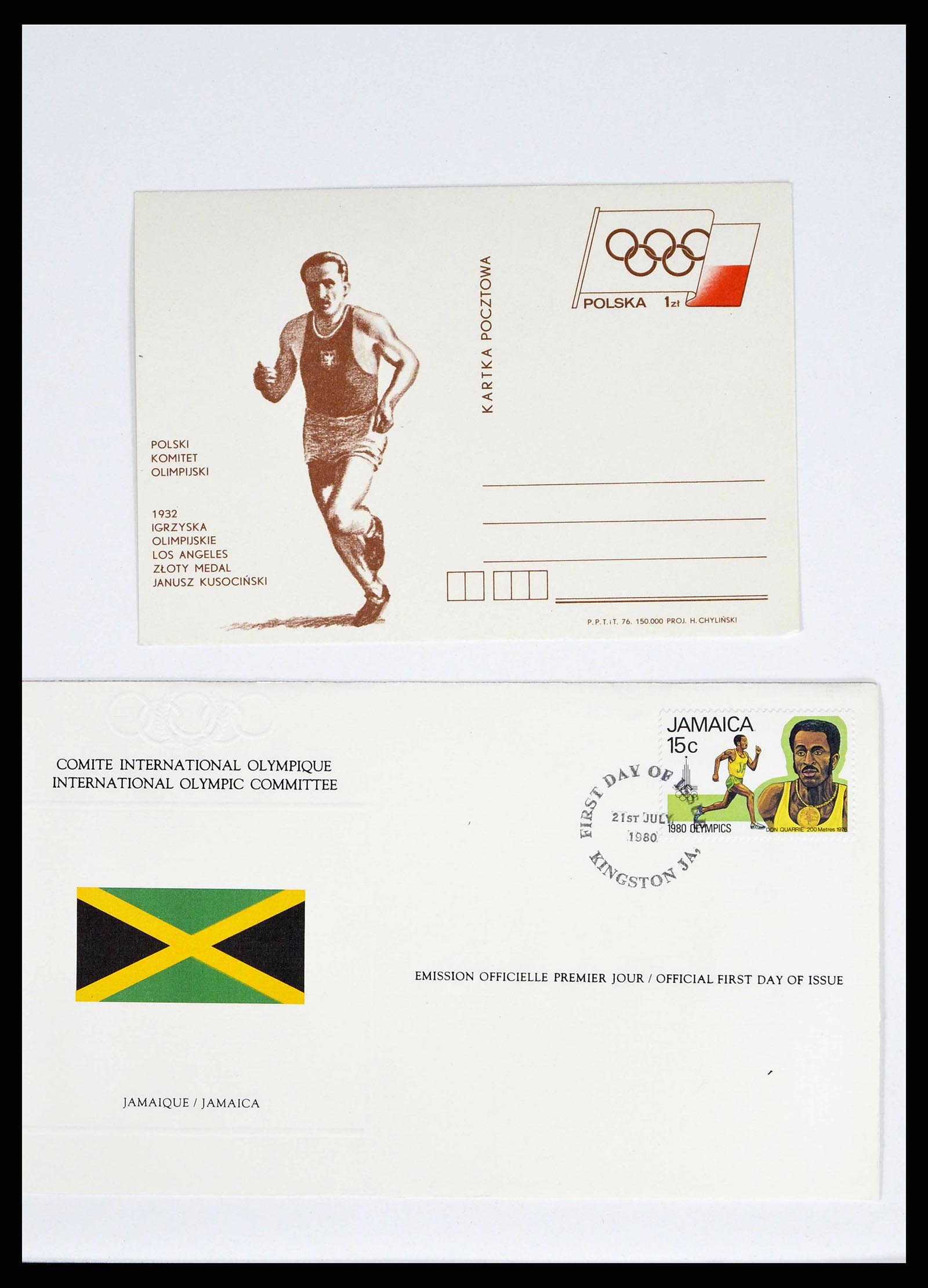 37738 1531 - Stamp collection 37738 Olympic Games 1920-1984.