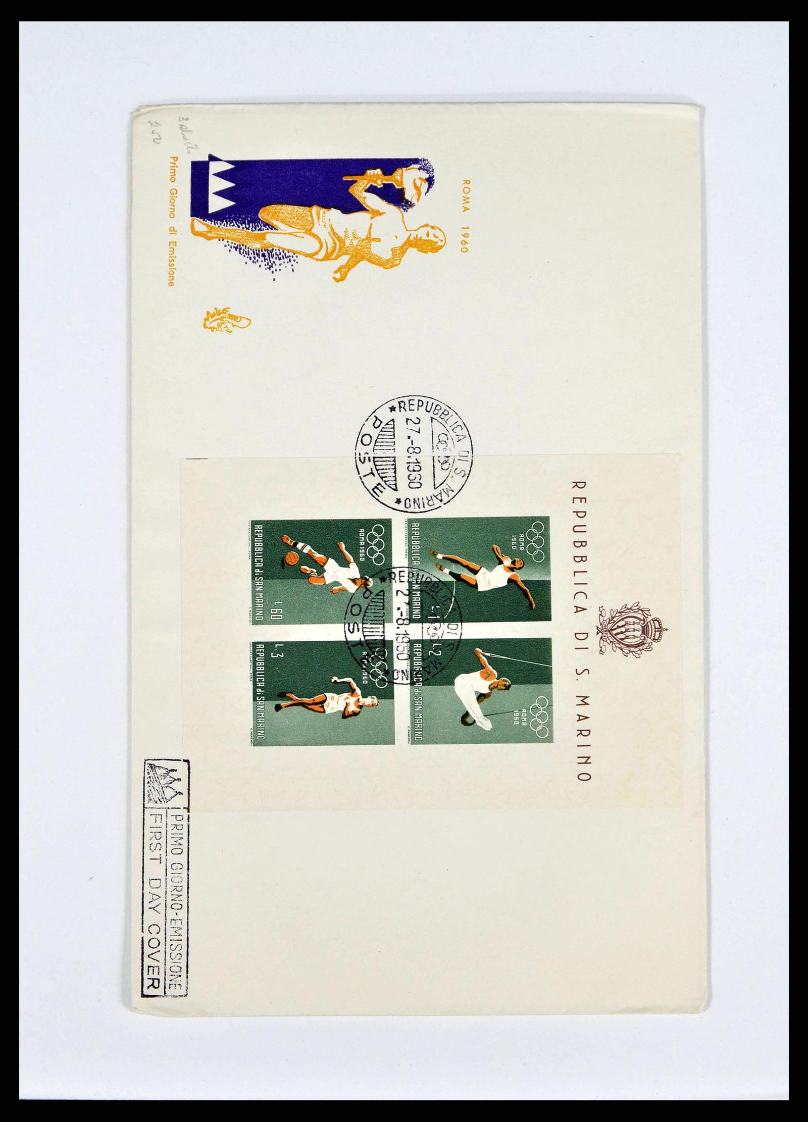 37738 1532 - Stamp collection 37738 Olympic Games 1920-1984.