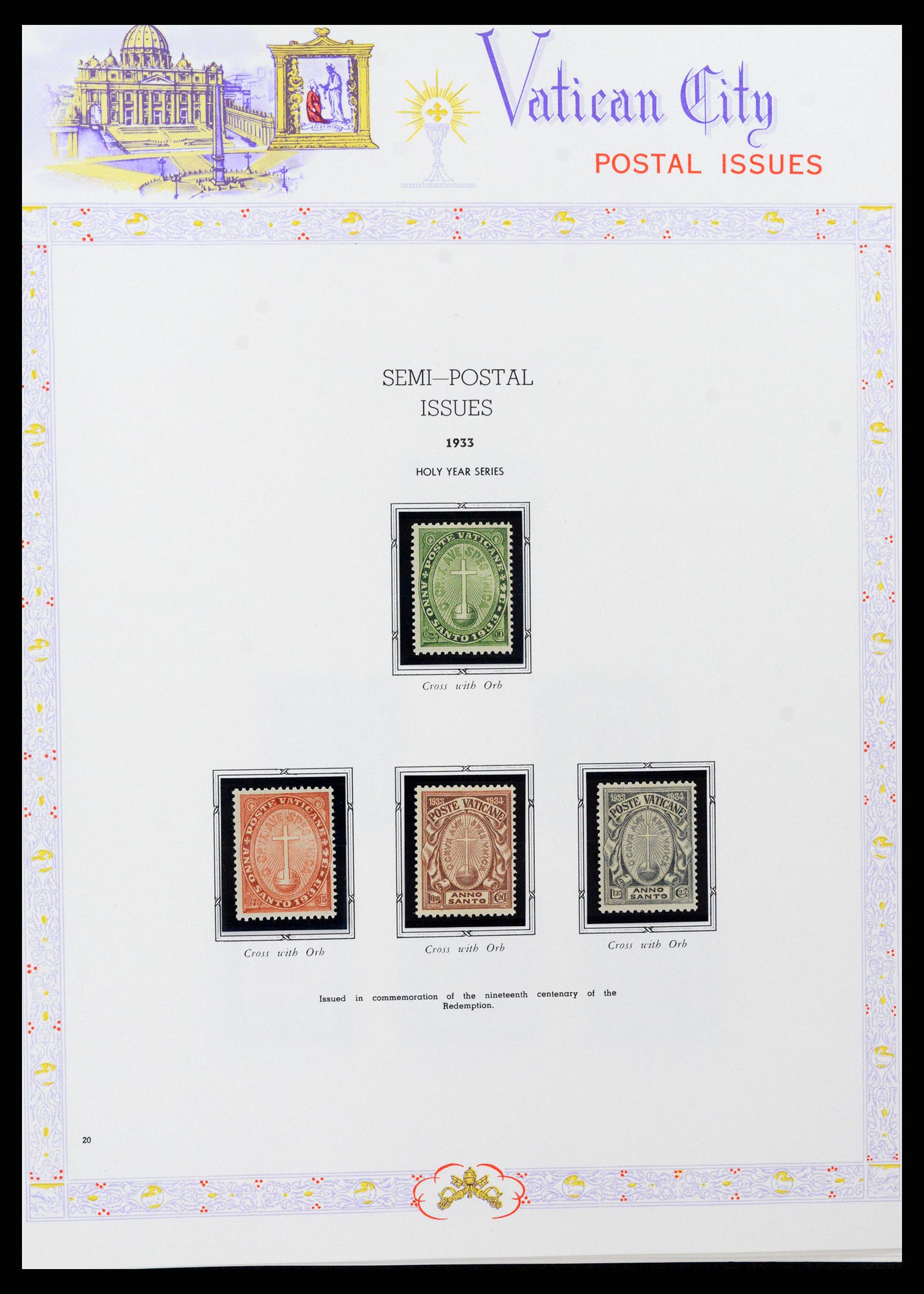 37739 007 - Stamp collection 37739 Vatican complete collection 1929-2020!