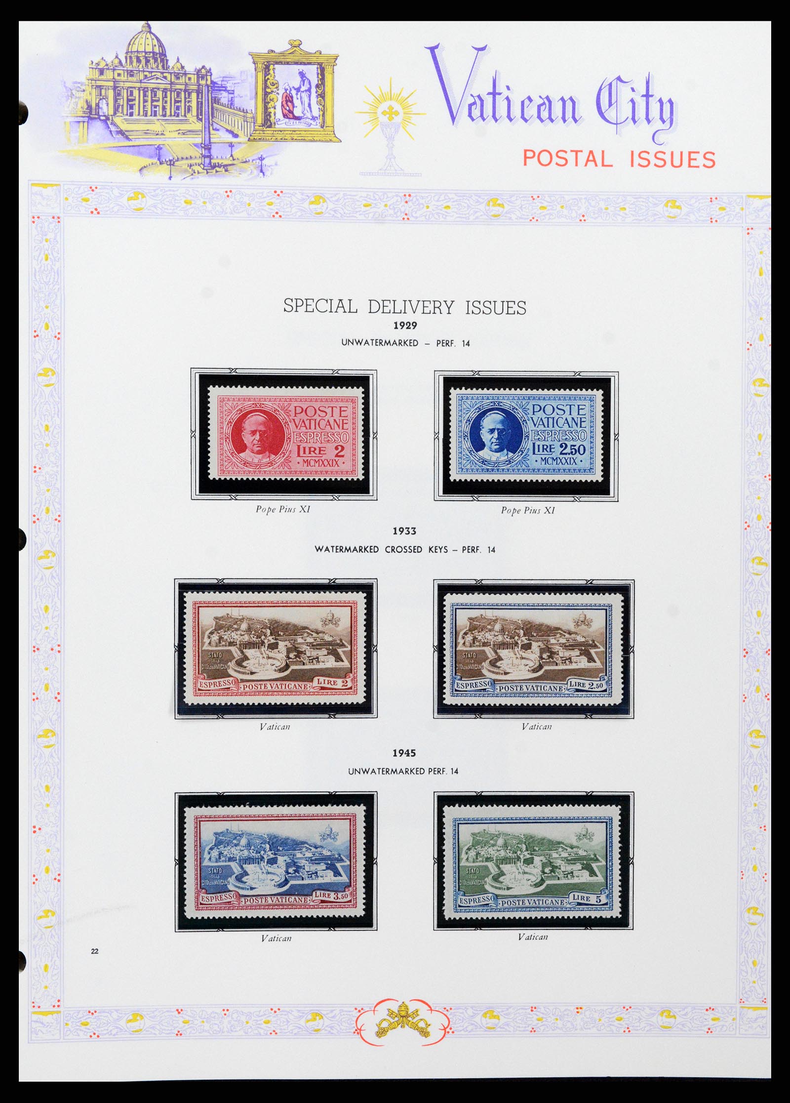 37739 022 - Postzegelverzameling 37739 Vaticaan complete collectie 1929-2020!!