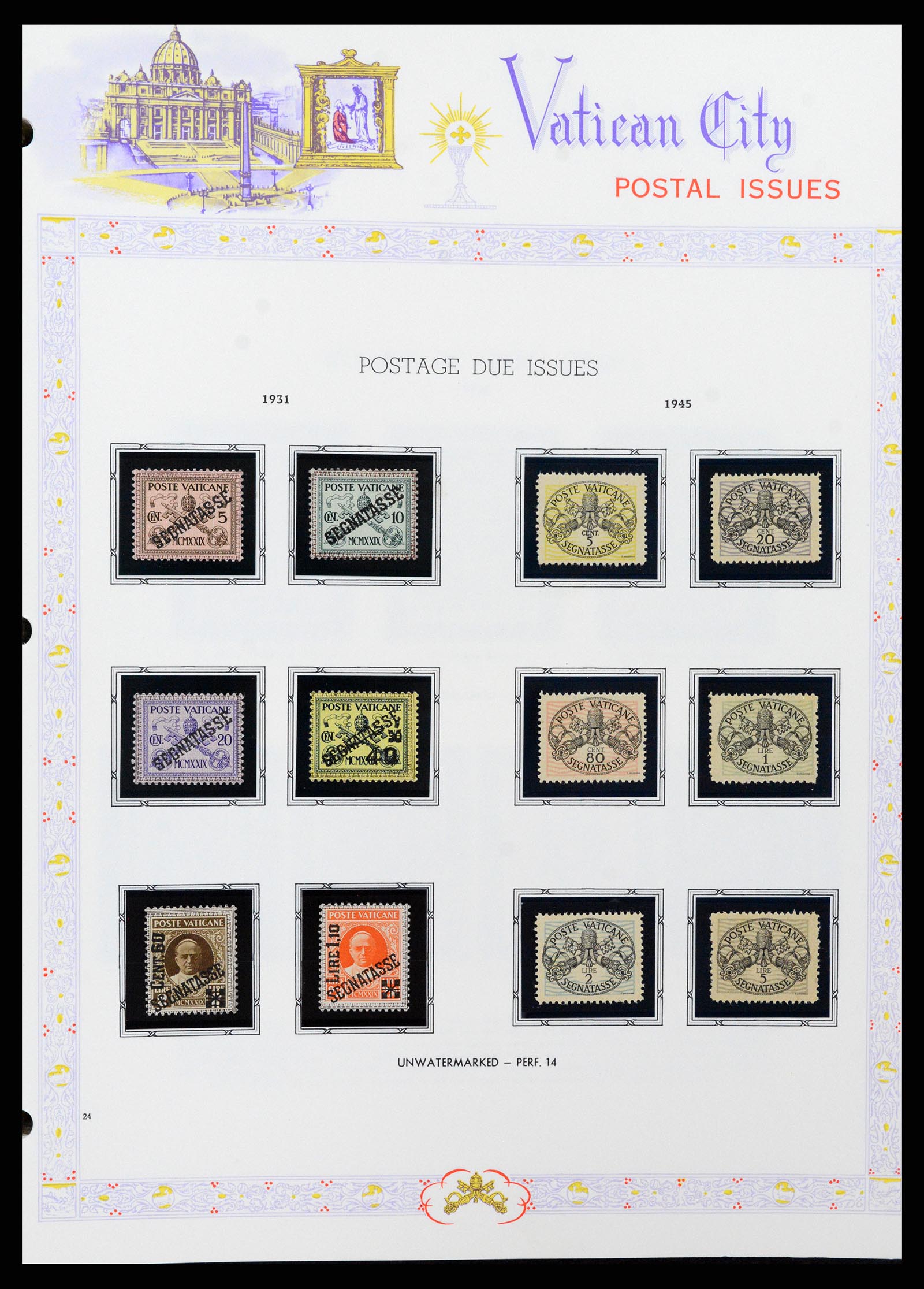 37739 024 - Postzegelverzameling 37739 Vaticaan complete collectie 1929-2020!!