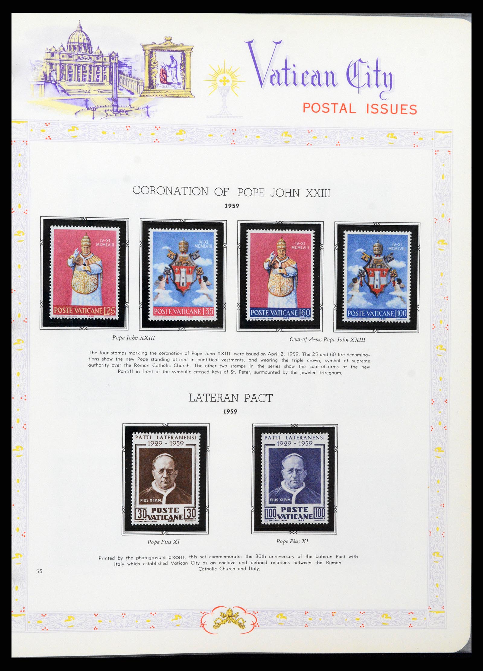 37739 055 - Postzegelverzameling 37739 Vaticaan complete collectie 1929-2020!!