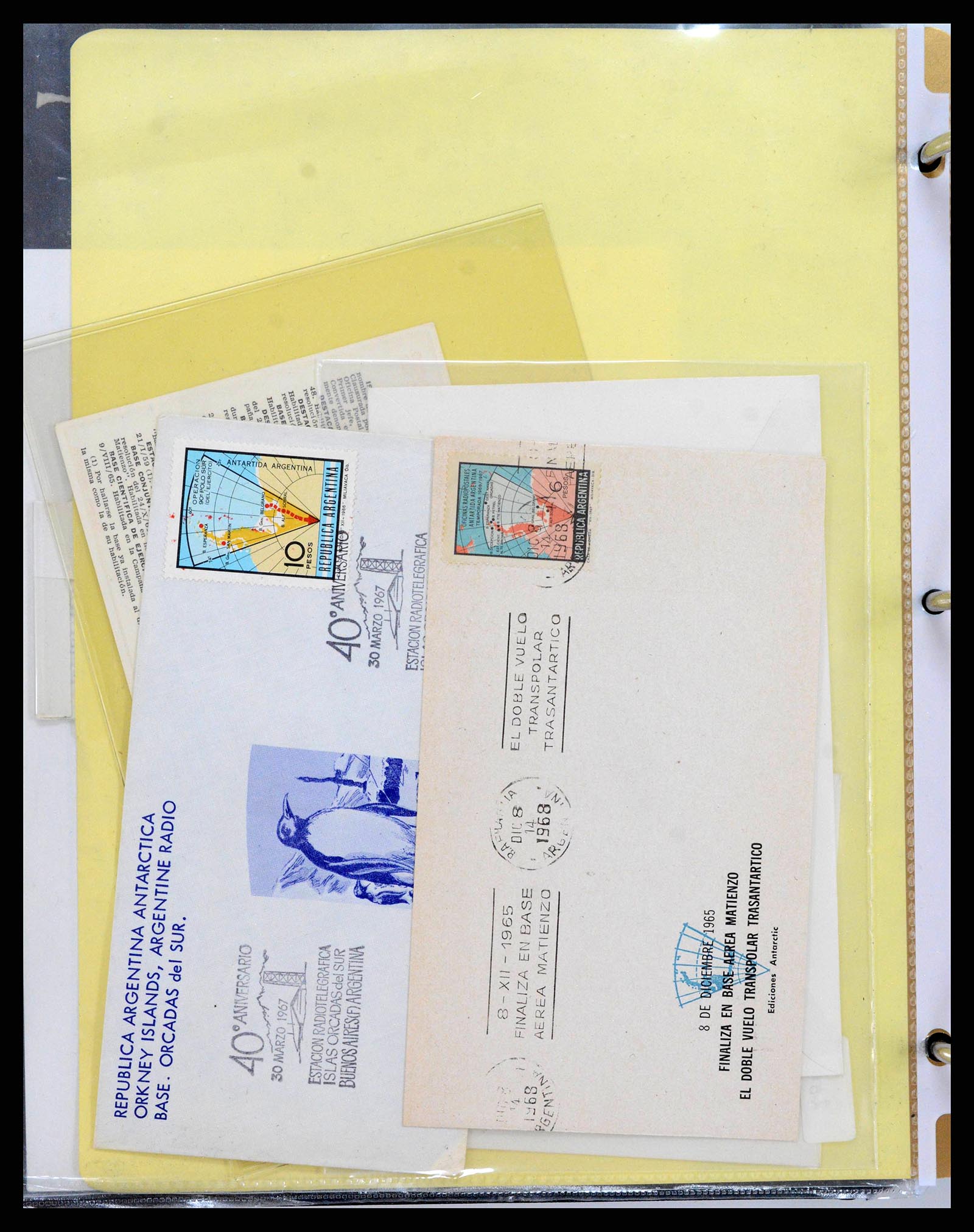 37745 0001 - Postzegelverzameling 37745 Argentinië brieven 1851-1986.
