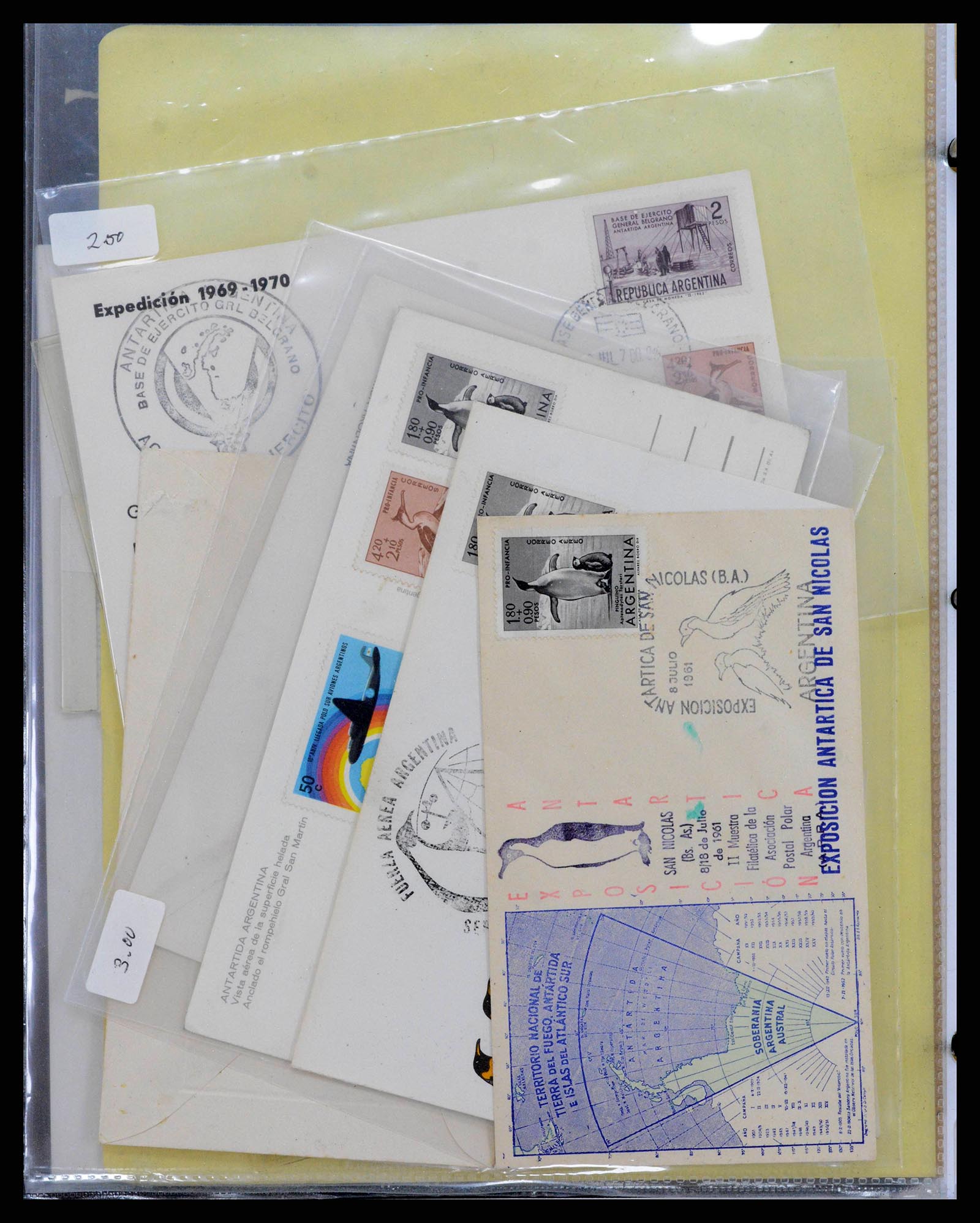 37745 0002 - Postzegelverzameling 37745 Argentinië brieven 1851-1986.