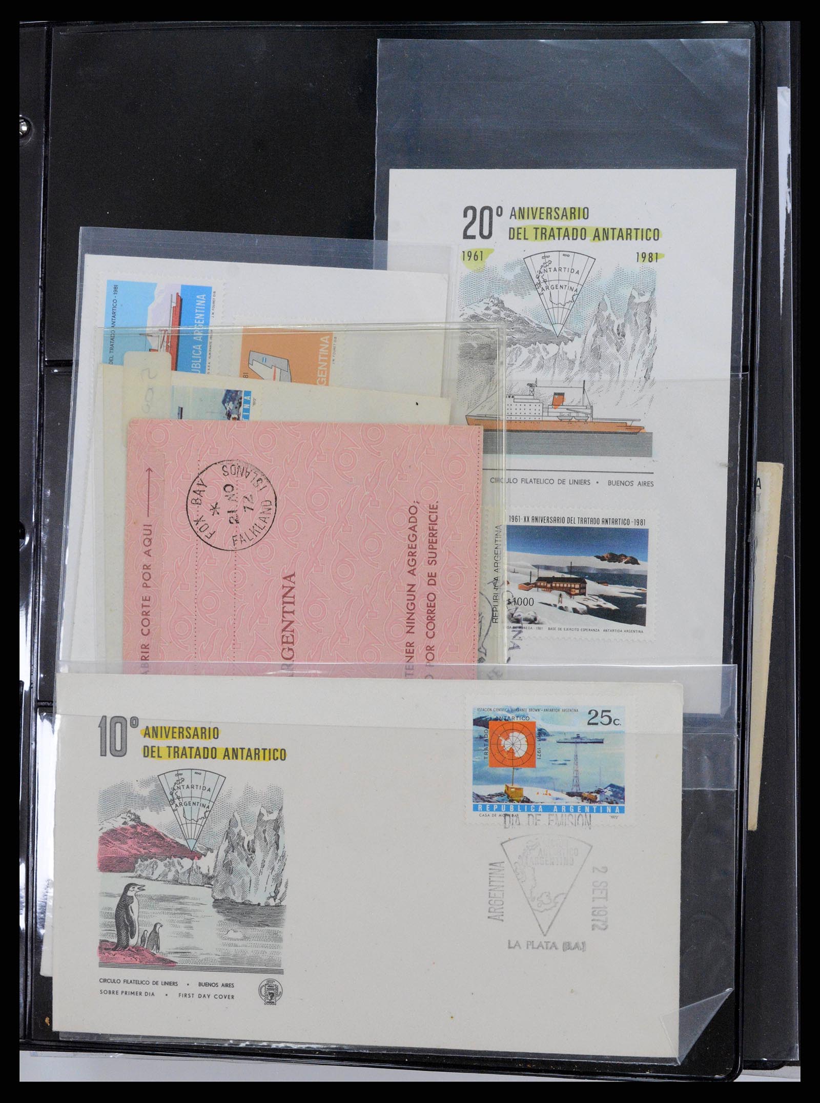 37745 0003 - Postzegelverzameling 37745 Argentinië brieven 1851-1986.