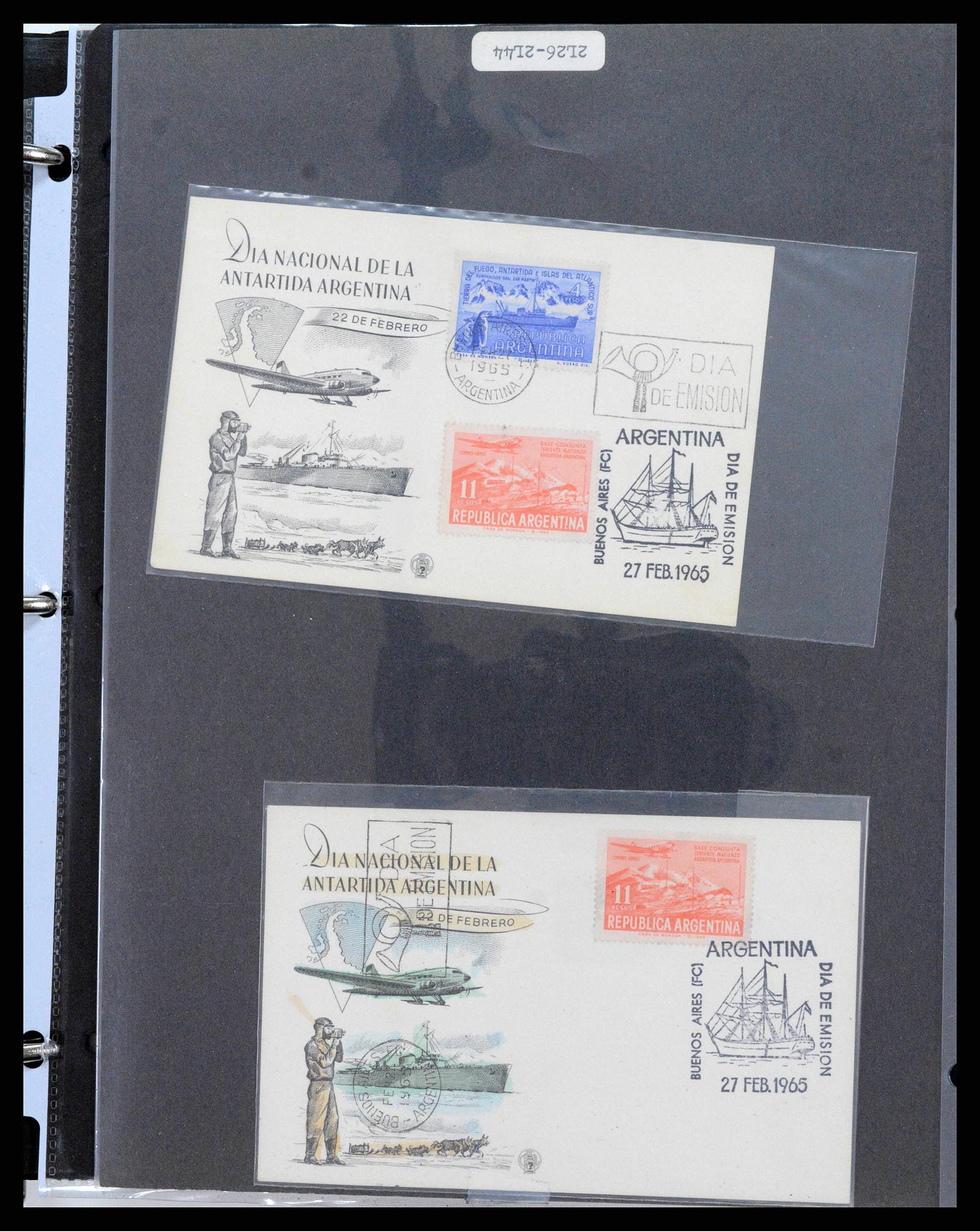 37745 0012 - Postzegelverzameling 37745 Argentinië brieven 1851-1986.