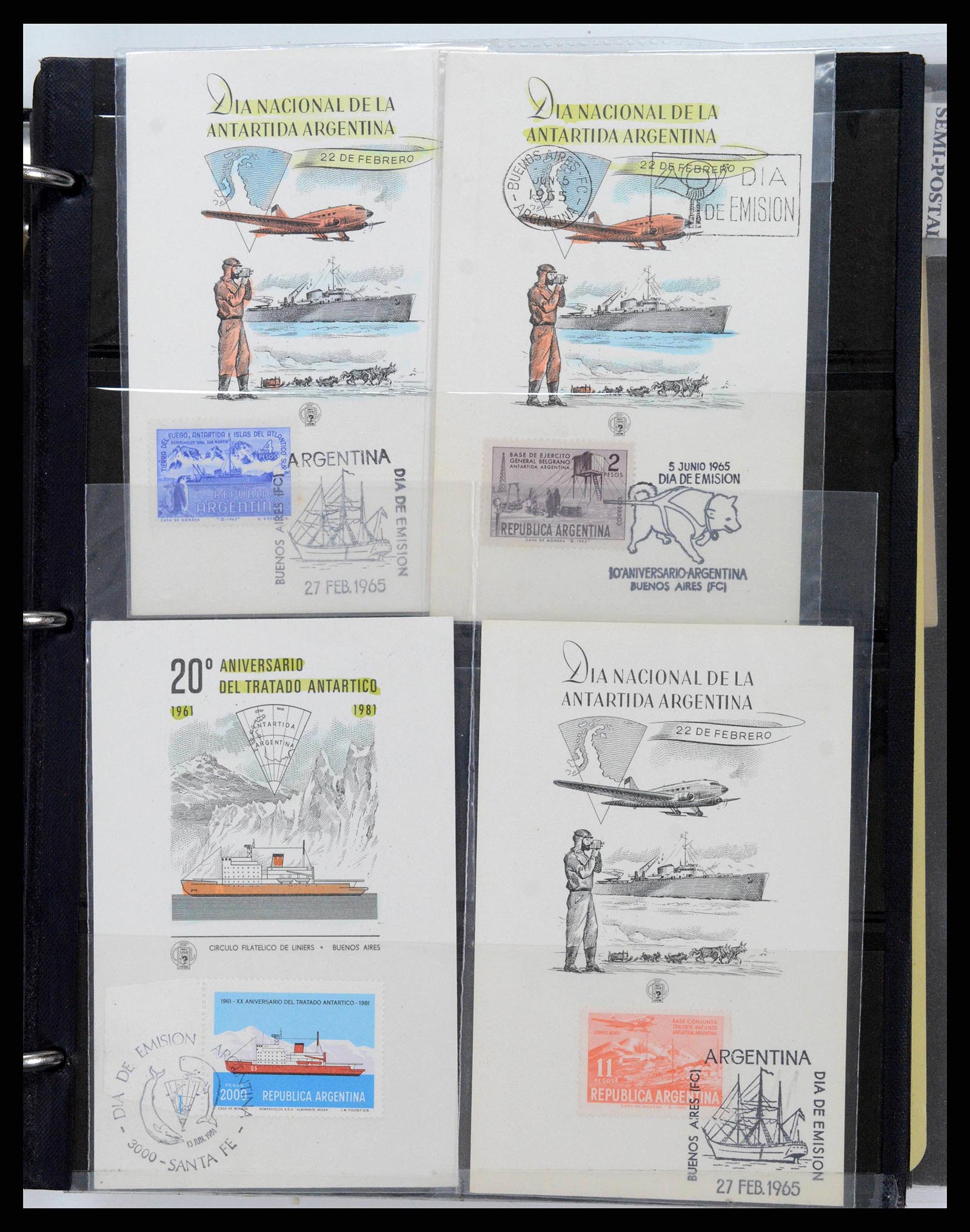 37745 0020 - Postzegelverzameling 37745 Argentinië brieven 1851-1986.