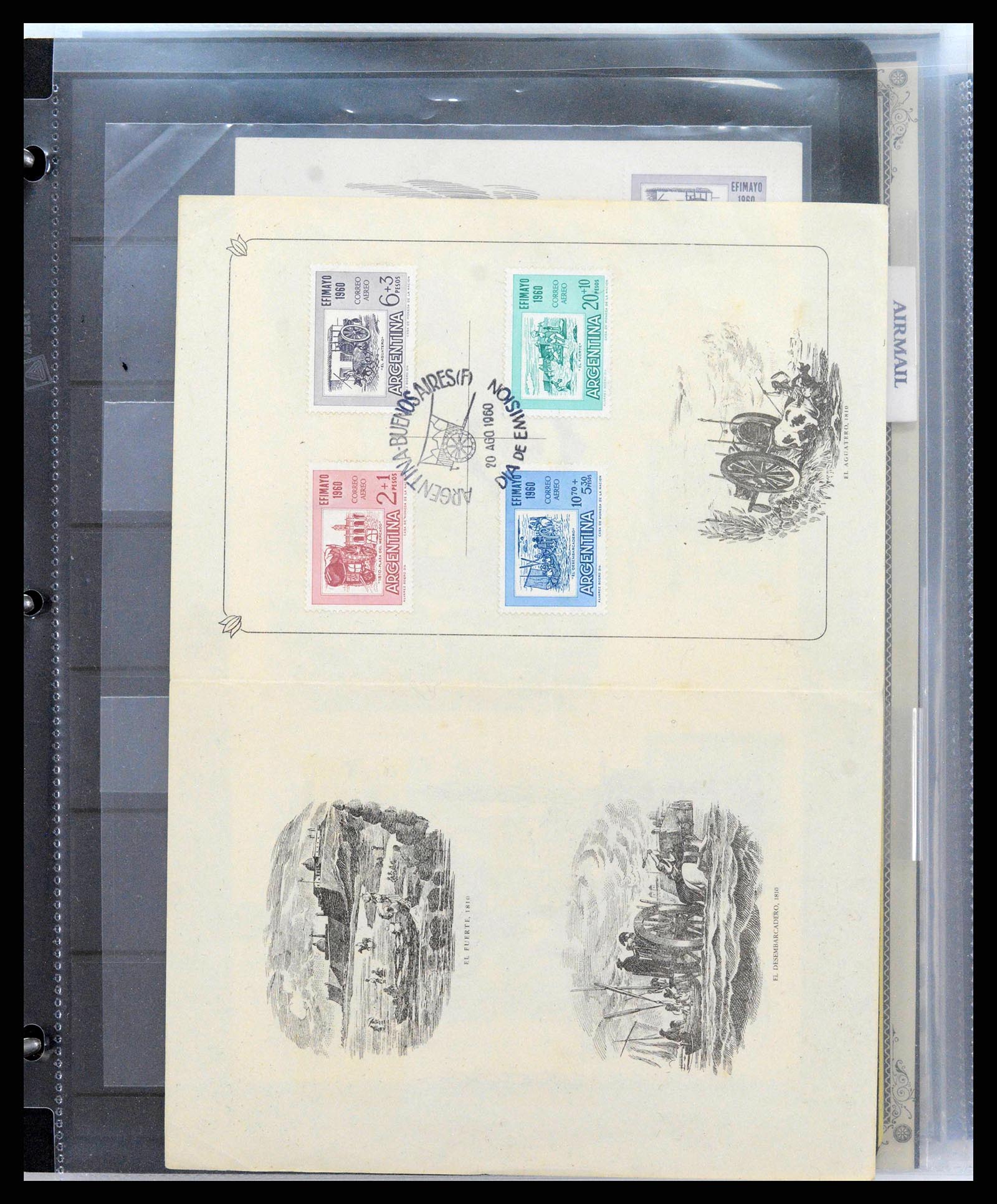 37745 0032 - Stamp collection 37745 Argentina covers 1851-1986.