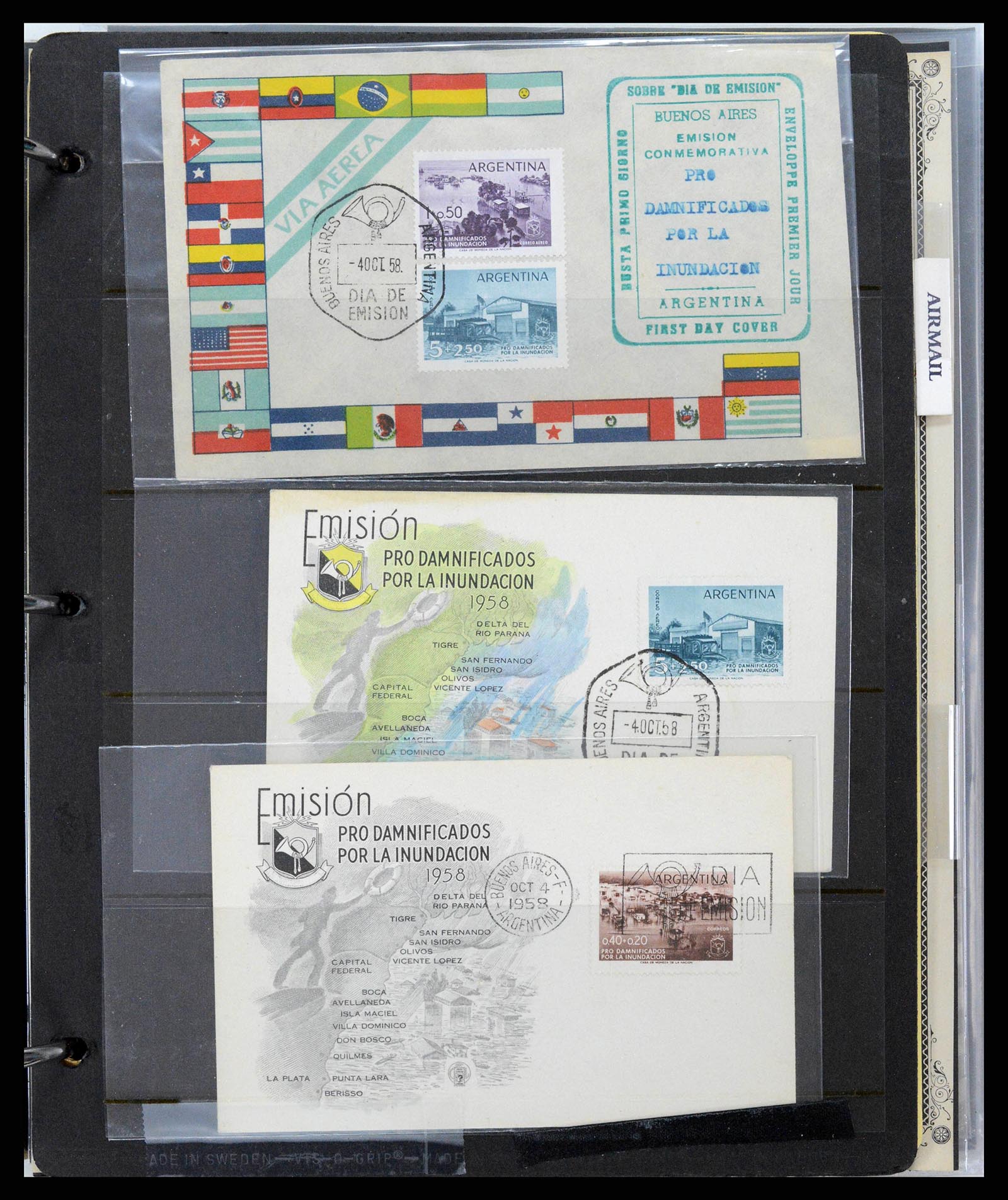 37745 0035 - Stamp collection 37745 Argentina covers 1851-1986.