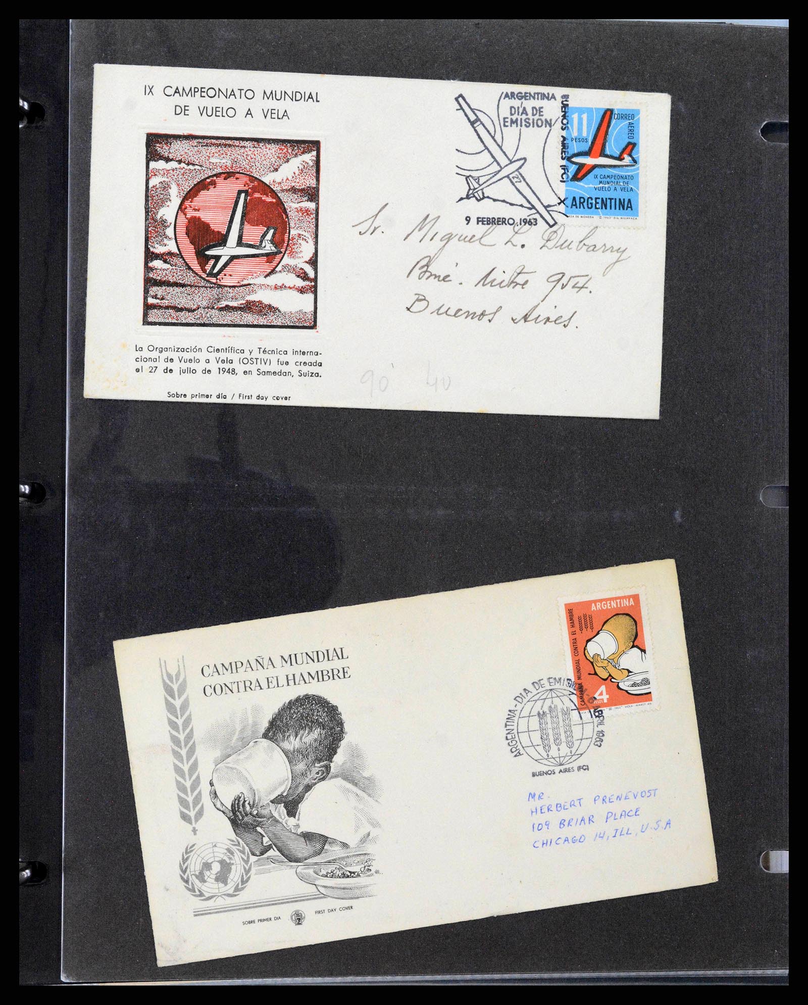 37745 0095 - Stamp collection 37745 Argentina covers 1851-1986.