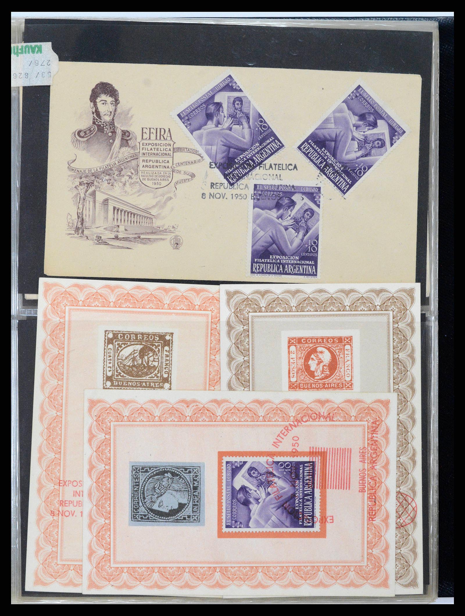 37745 0182 - Stamp collection 37745 Argentina covers 1851-1986.