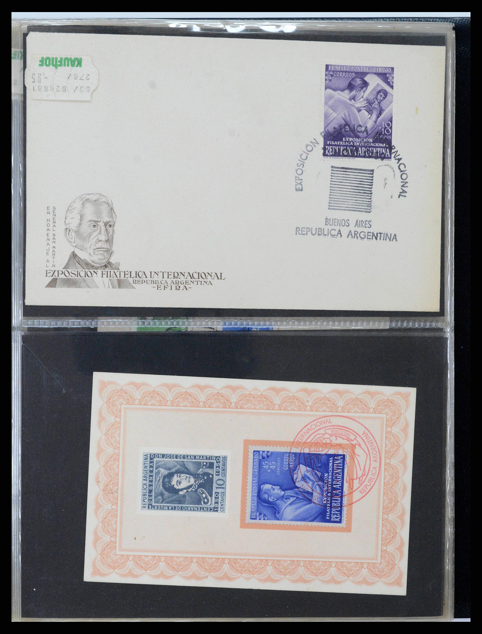 37745 0184 - Stamp collection 37745 Argentina covers 1851-1986.