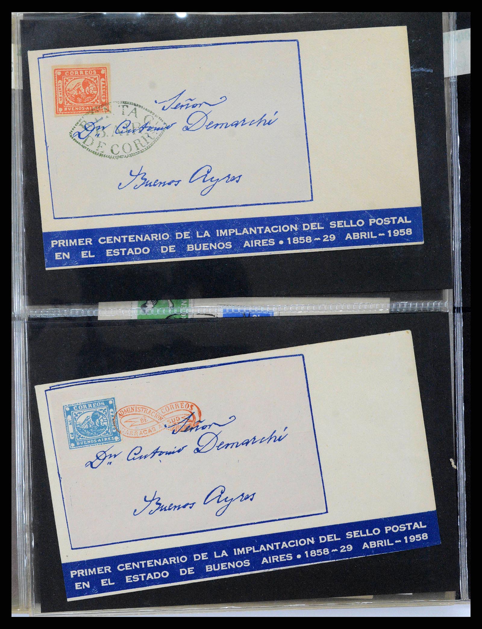 37745 0187 - Stamp collection 37745 Argentina covers 1851-1986.
