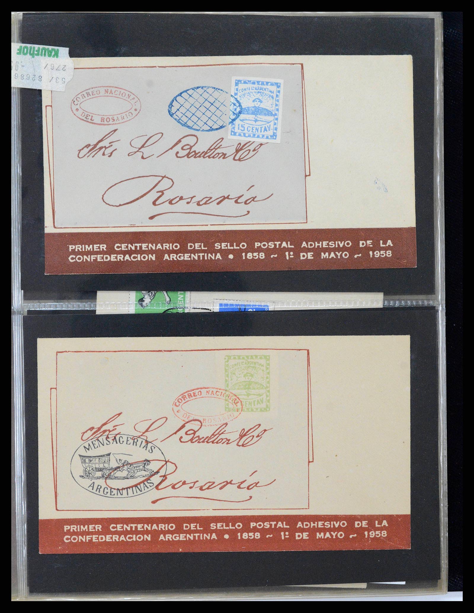 37745 0188 - Stamp collection 37745 Argentina covers 1851-1986.