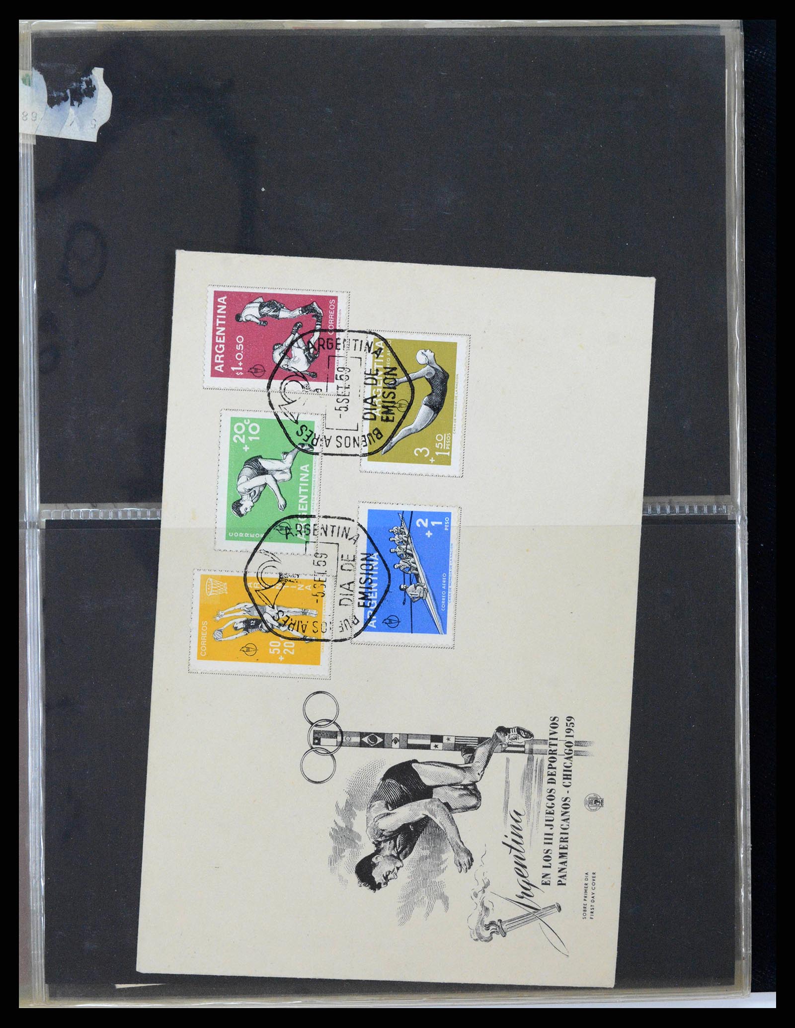 37745 0190 - Stamp collection 37745 Argentina covers 1851-1986.