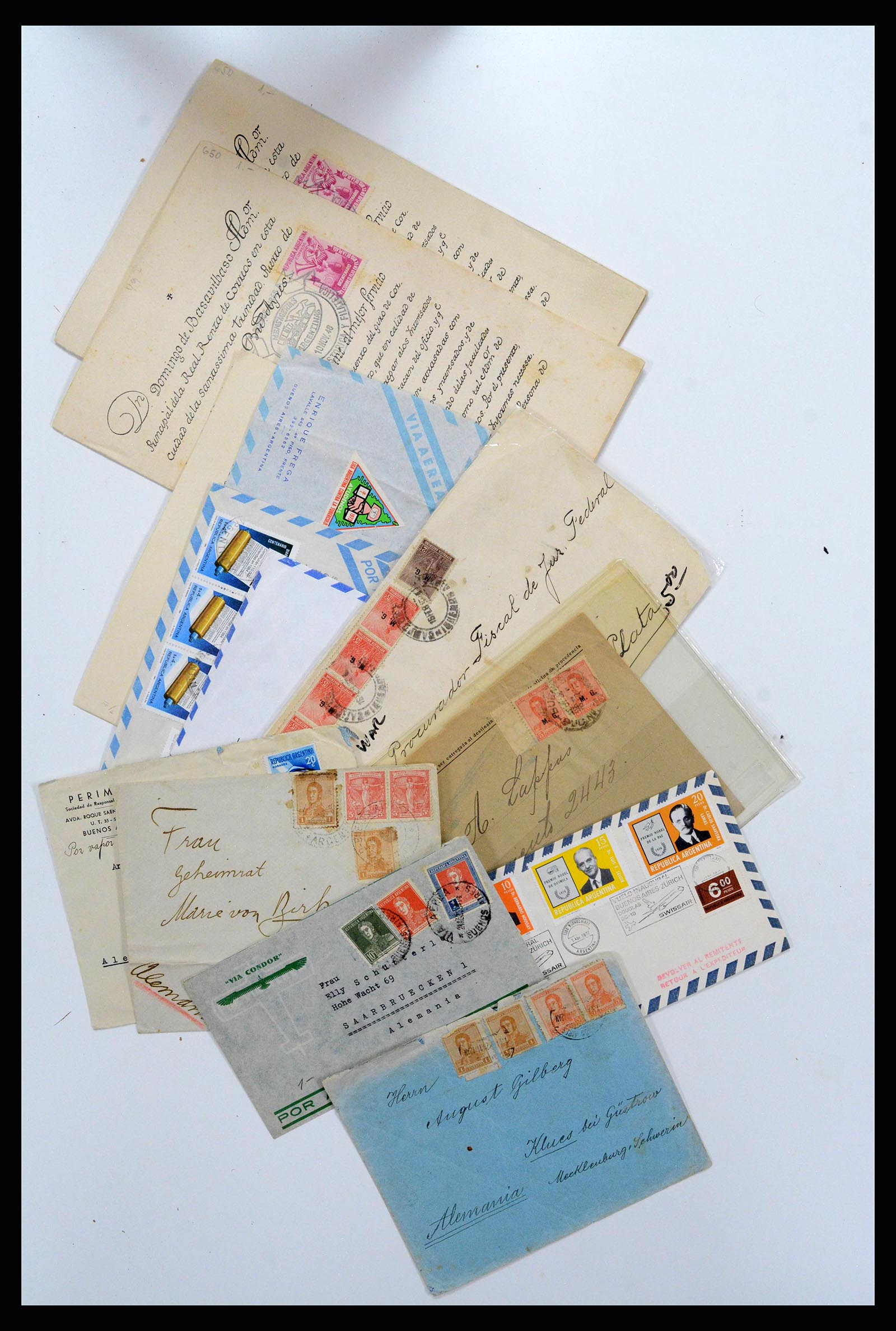 37745 0219 - Stamp collection 37745 Argentina covers 1851-1986.