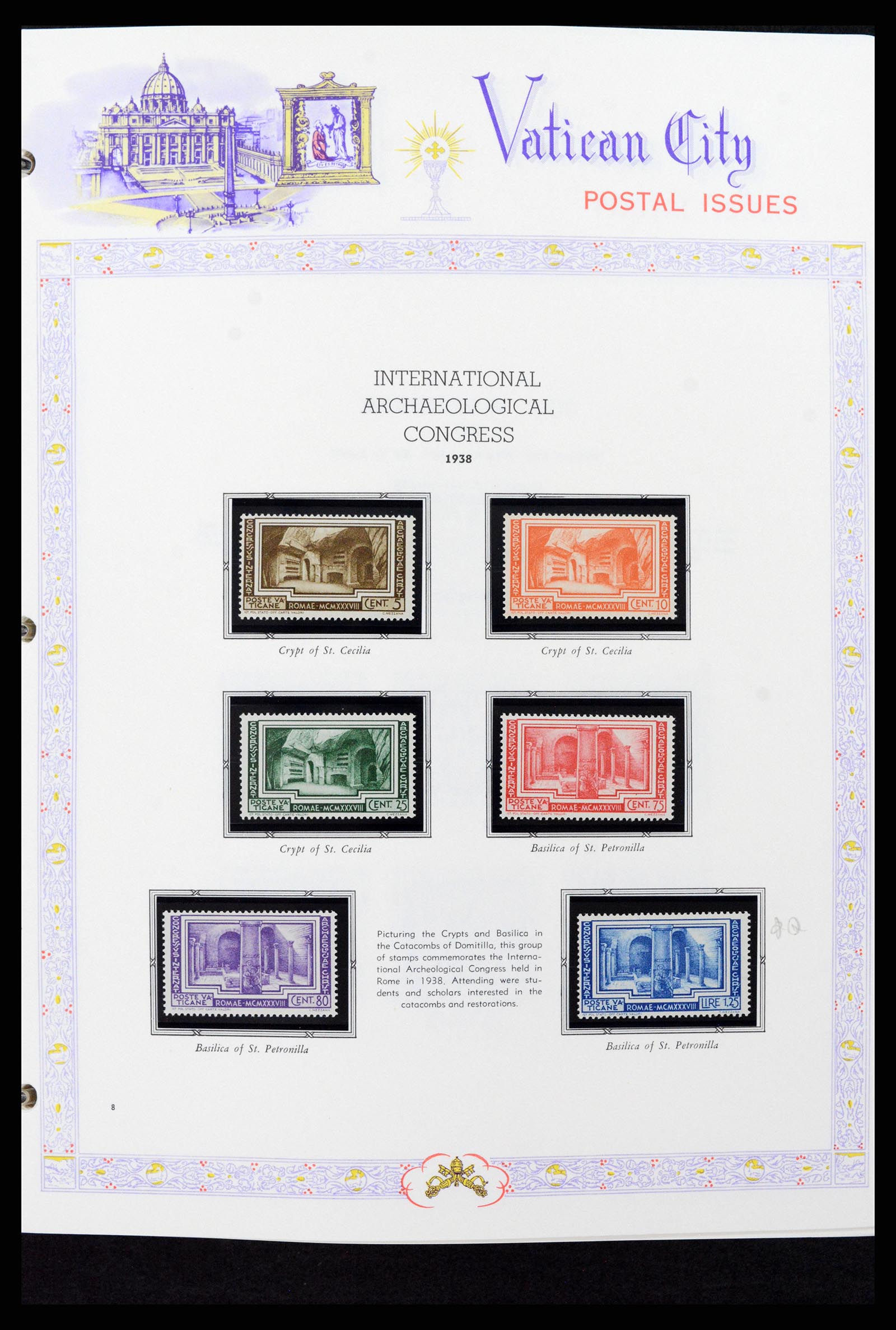 37748 008 - Postzegelverzameling 37748 Vaticaan complete collectie 1929-1999.