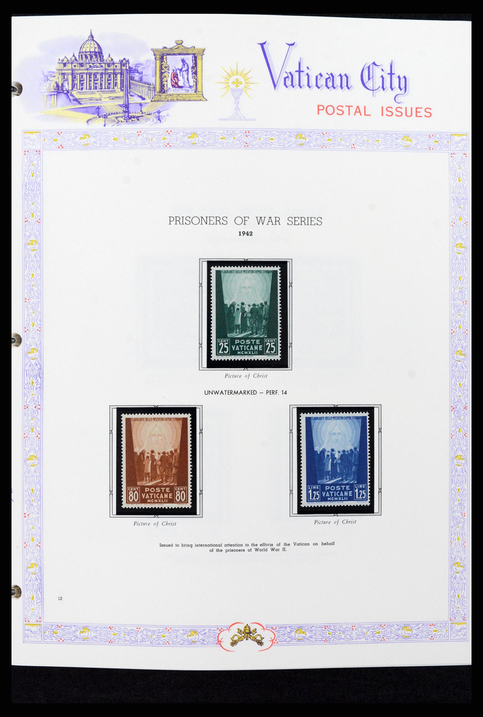37748 012 - Postzegelverzameling 37748 Vaticaan complete collectie 1929-1999.