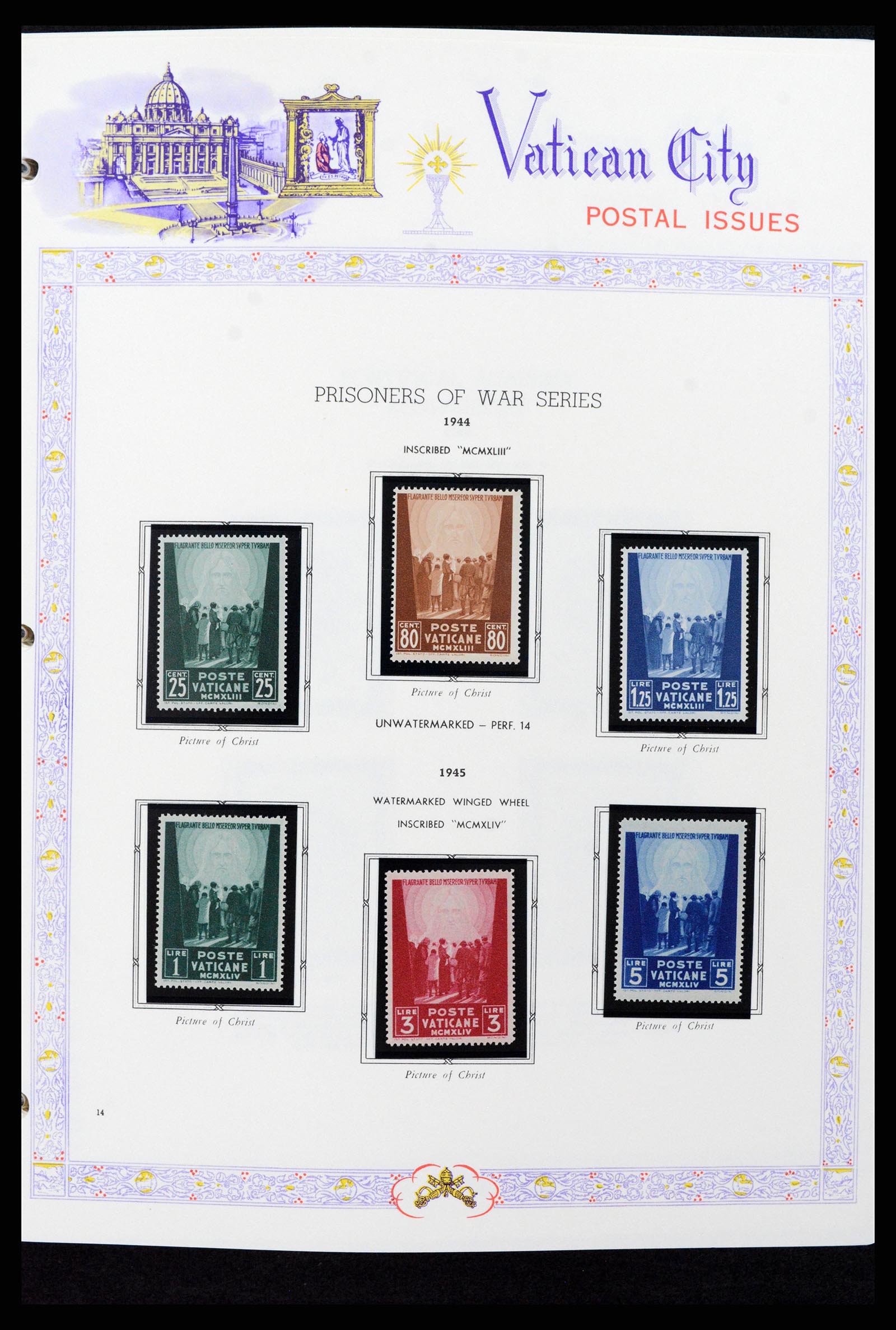 37748 014 - Postzegelverzameling 37748 Vaticaan complete collectie 1929-1999.