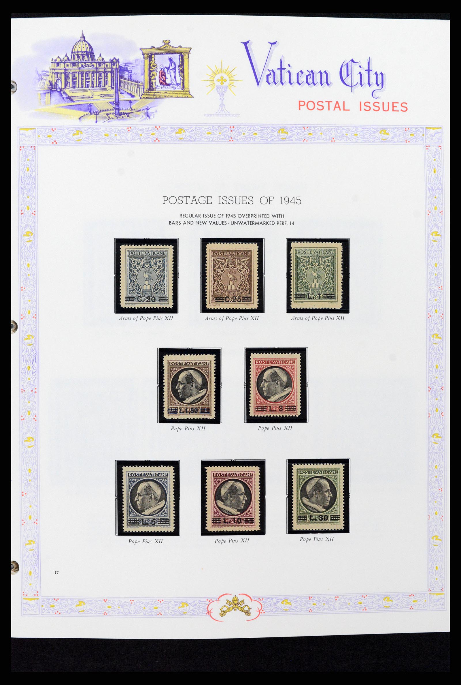 37748 017 - Postzegelverzameling 37748 Vaticaan complete collectie 1929-1999.