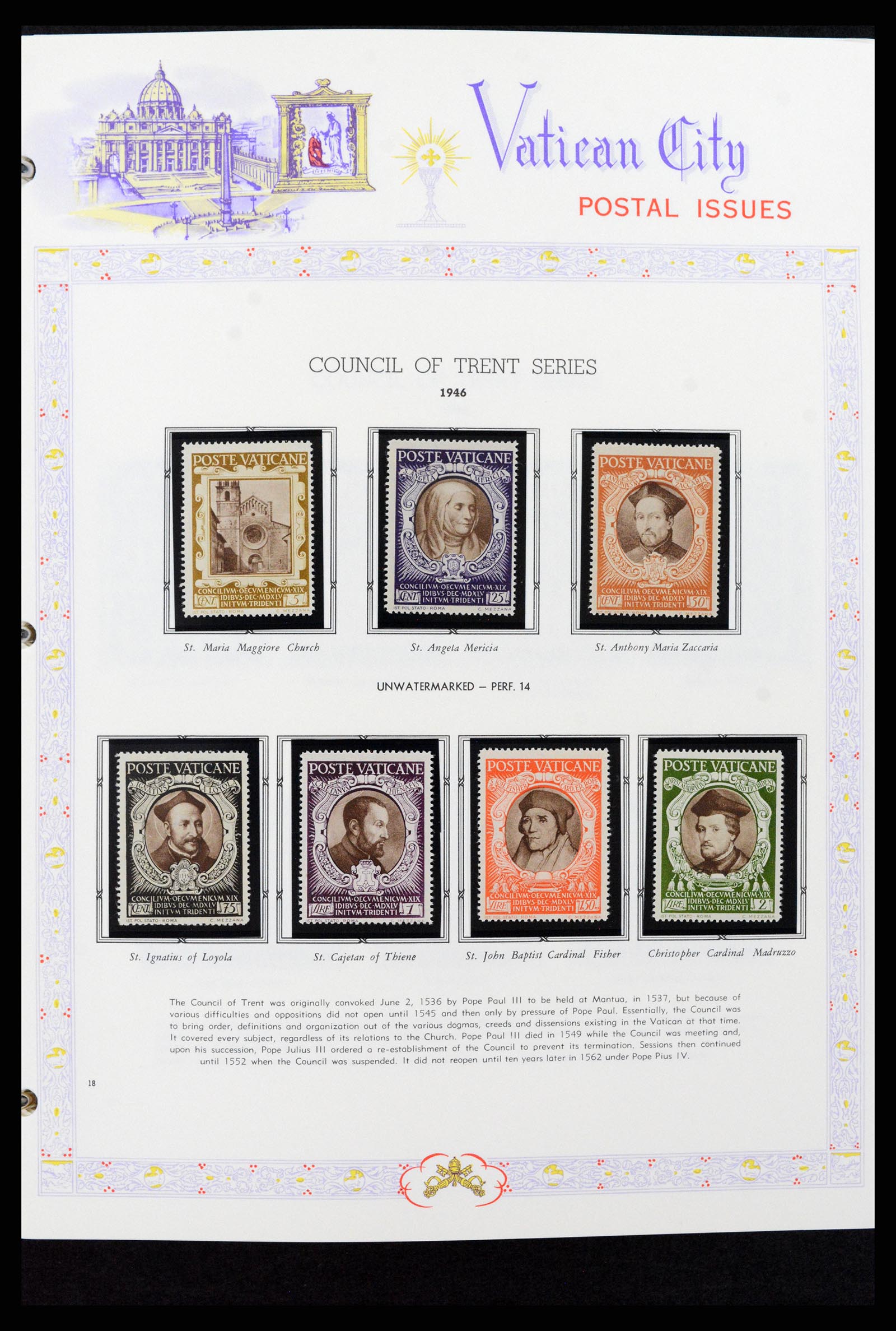 37748 018 - Postzegelverzameling 37748 Vaticaan complete collectie 1929-1999.