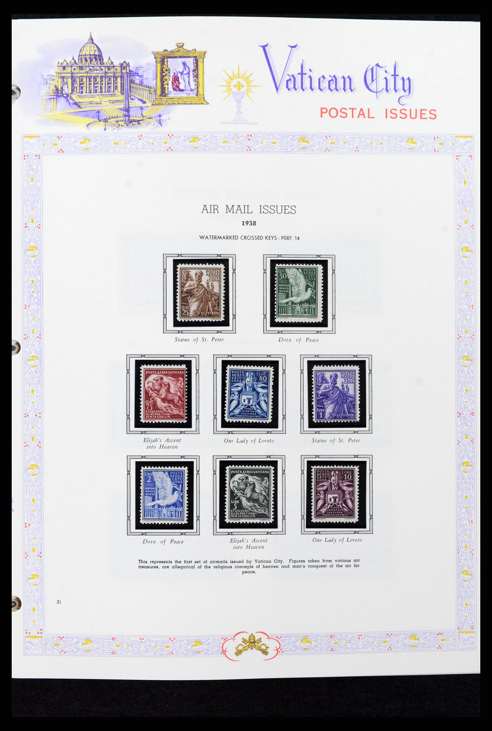 37748 021 - Postzegelverzameling 37748 Vaticaan complete collectie 1929-1999.