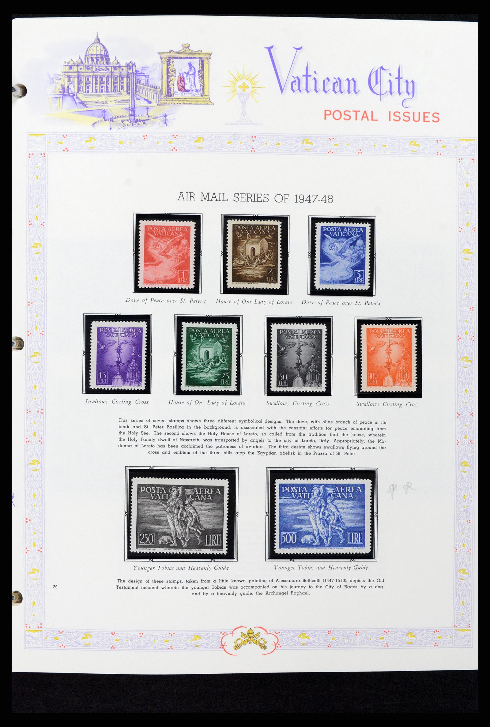 37748 029 - Postzegelverzameling 37748 Vaticaan complete collectie 1929-1999.