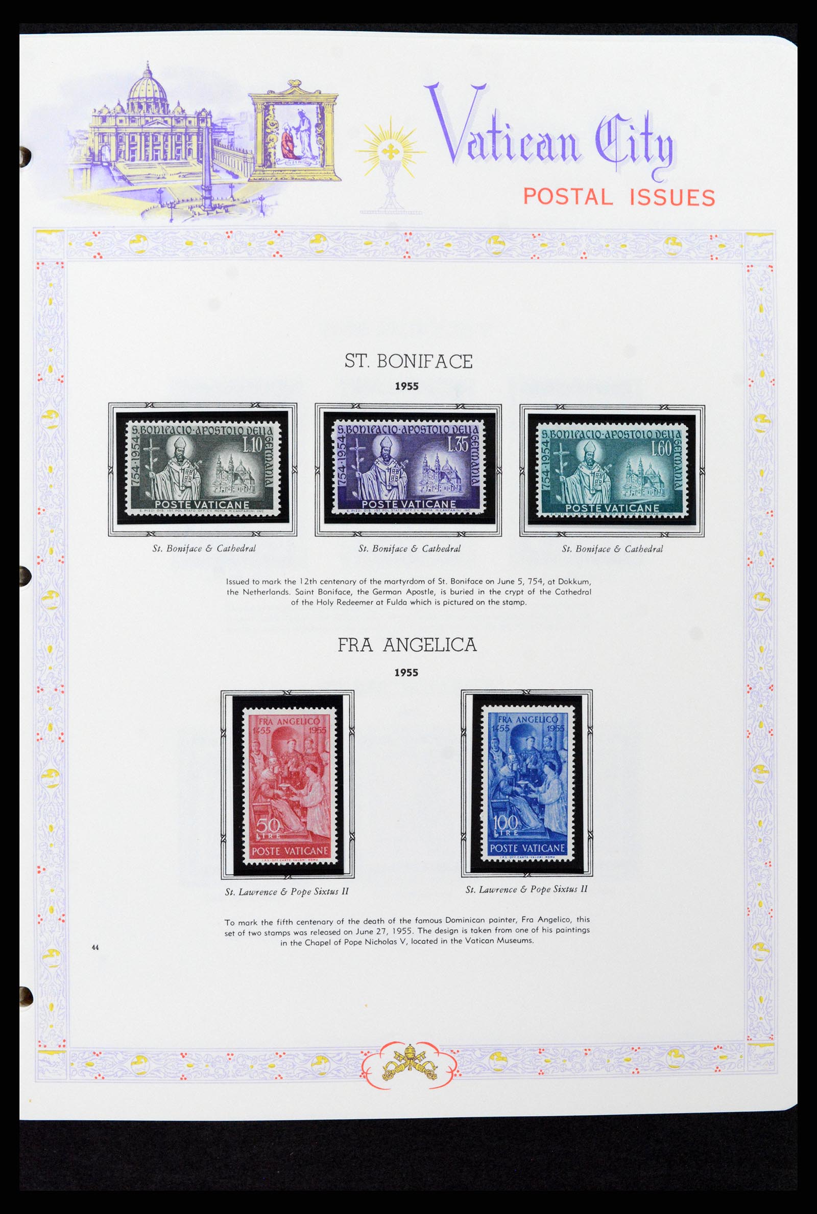 37748 044 - Postzegelverzameling 37748 Vaticaan complete collectie 1929-1999.