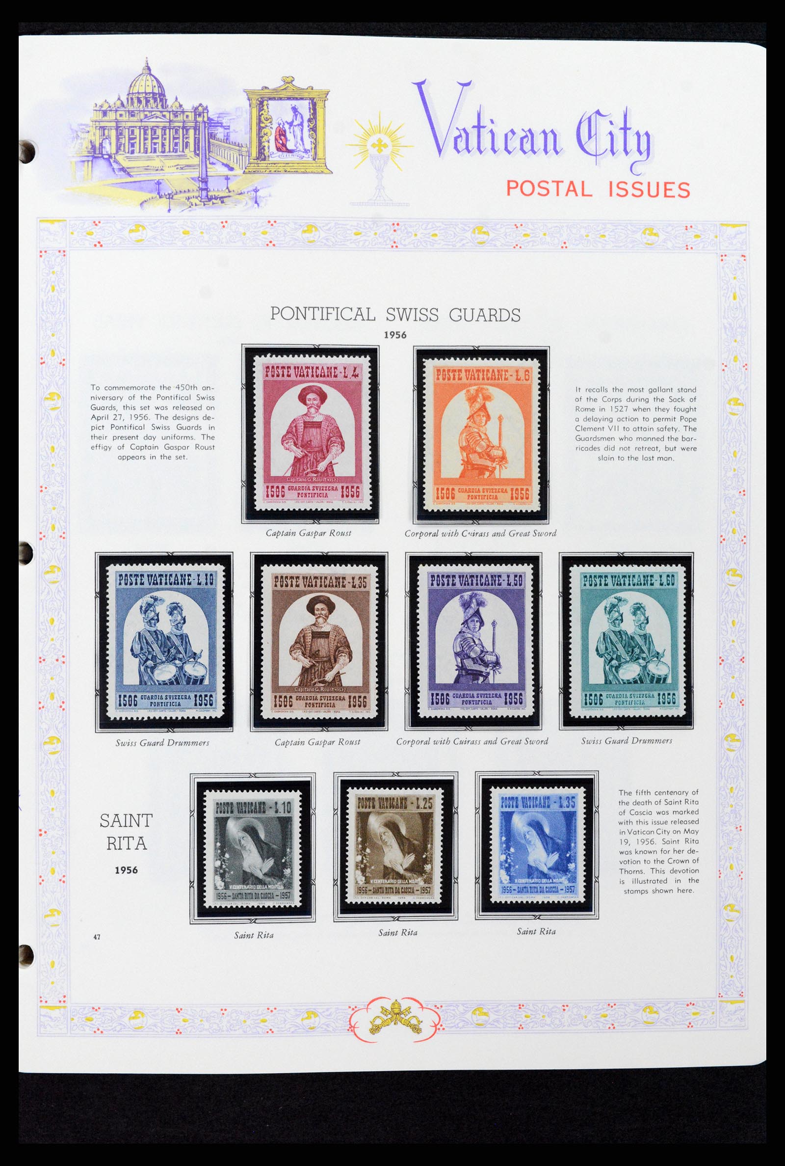 37748 047 - Postzegelverzameling 37748 Vaticaan complete collectie 1929-1999.