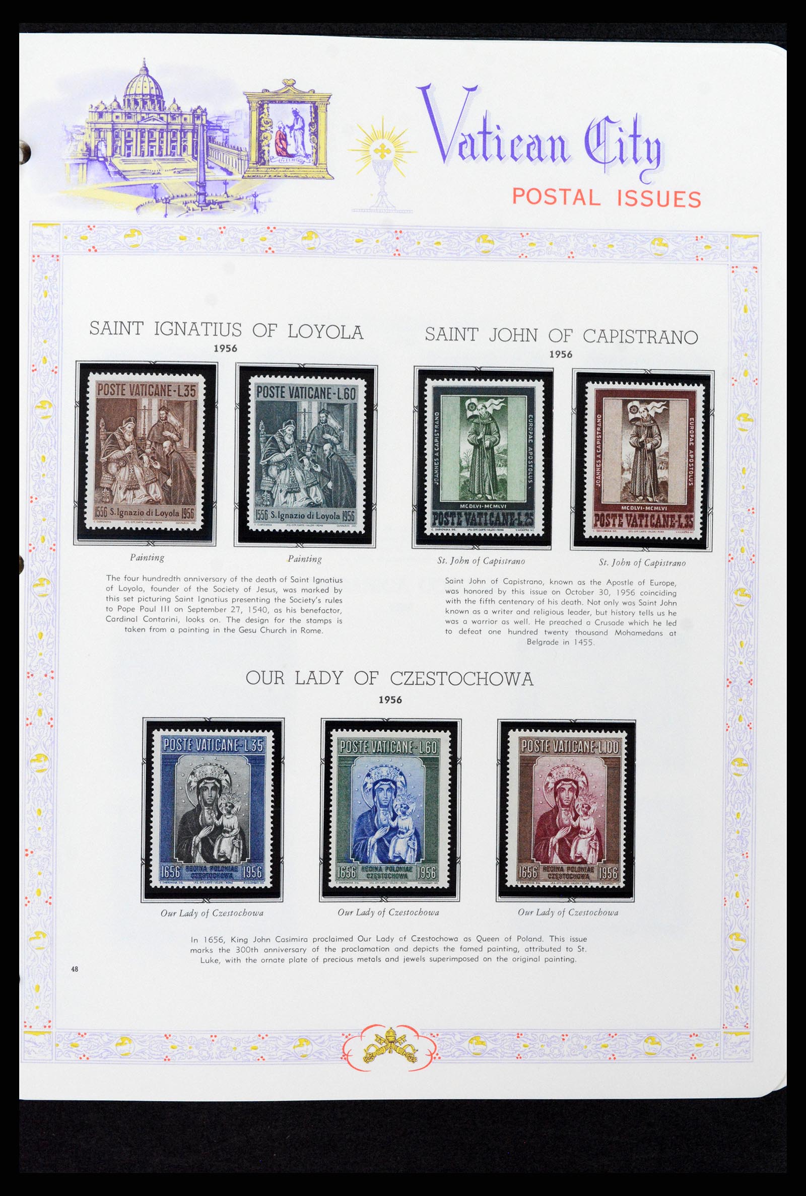 37748 048 - Postzegelverzameling 37748 Vaticaan complete collectie 1929-1999.