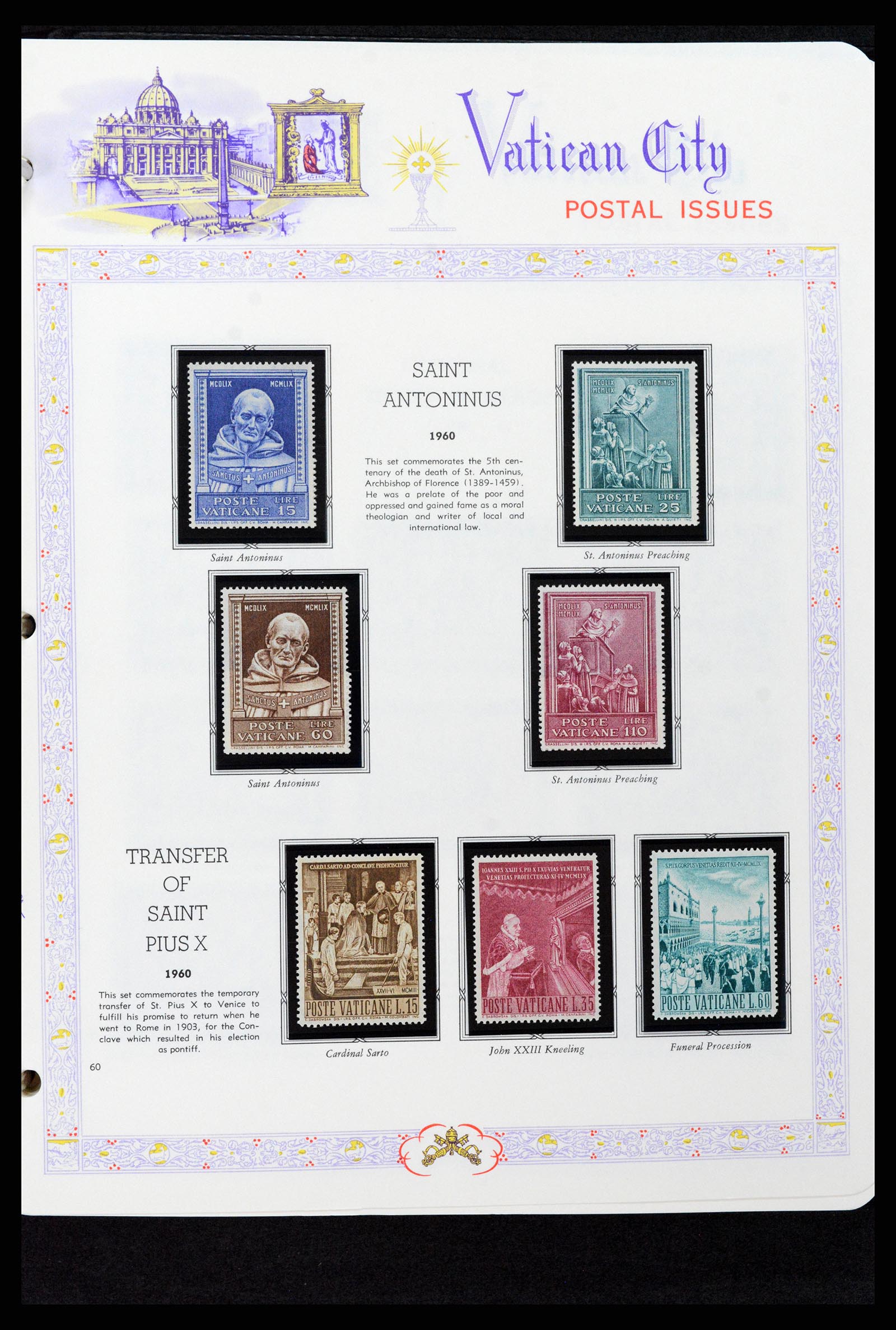 37748 060 - Postzegelverzameling 37748 Vaticaan complete collectie 1929-1999.