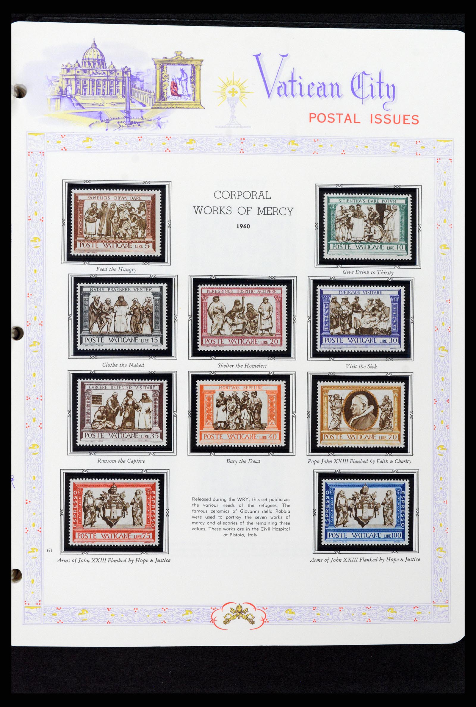 37748 061 - Postzegelverzameling 37748 Vaticaan complete collectie 1929-1999.