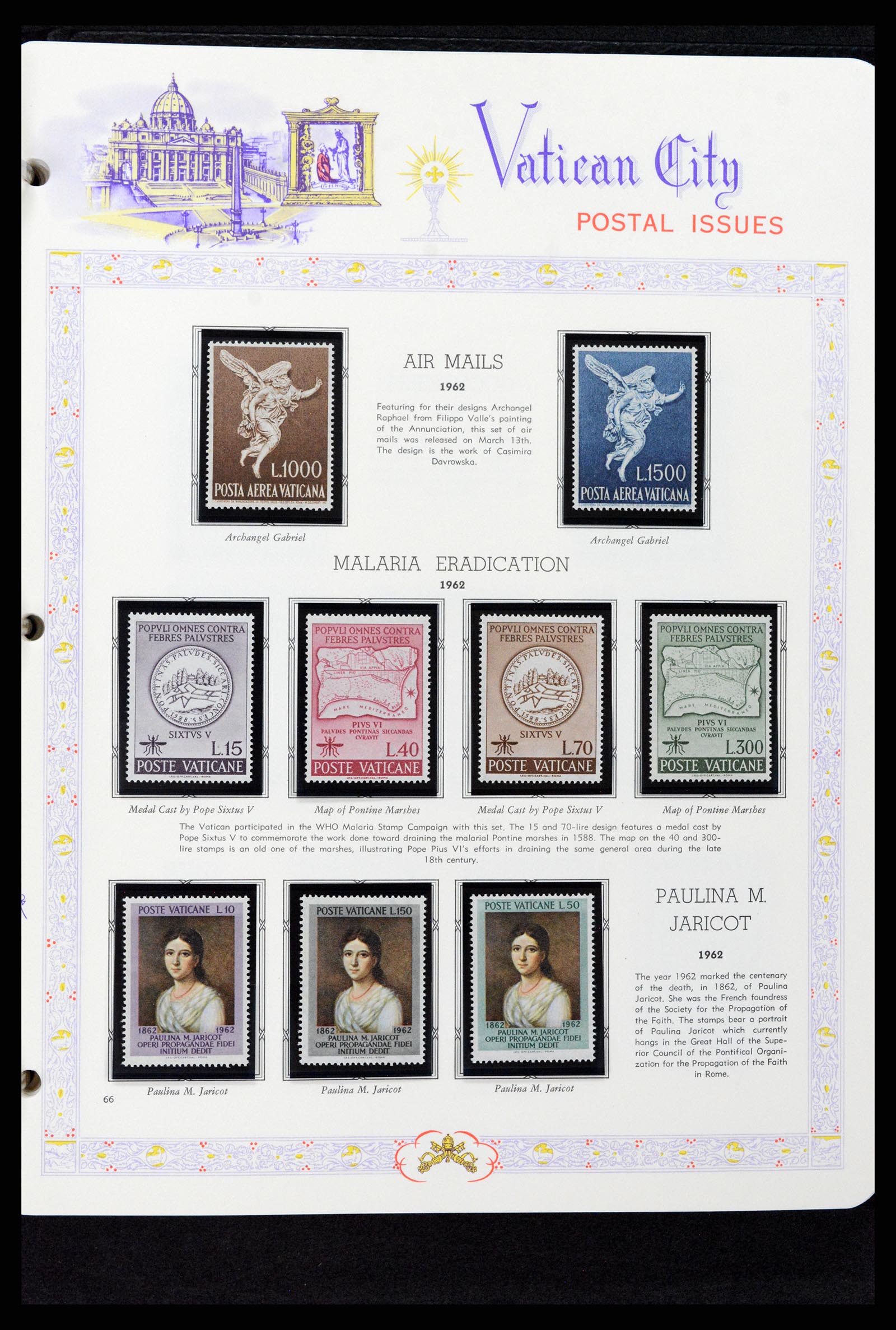 37748 066 - Postzegelverzameling 37748 Vaticaan complete collectie 1929-1999.