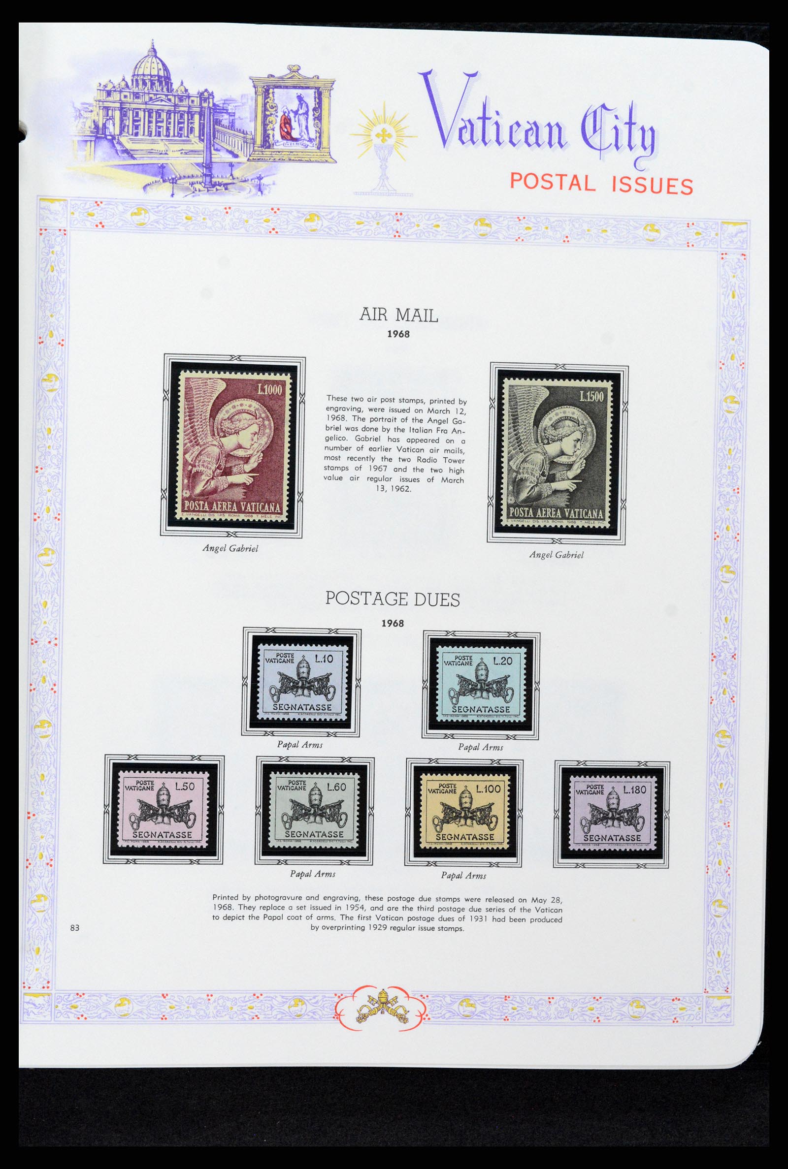 37748 083 - Postzegelverzameling 37748 Vaticaan complete collectie 1929-1999.