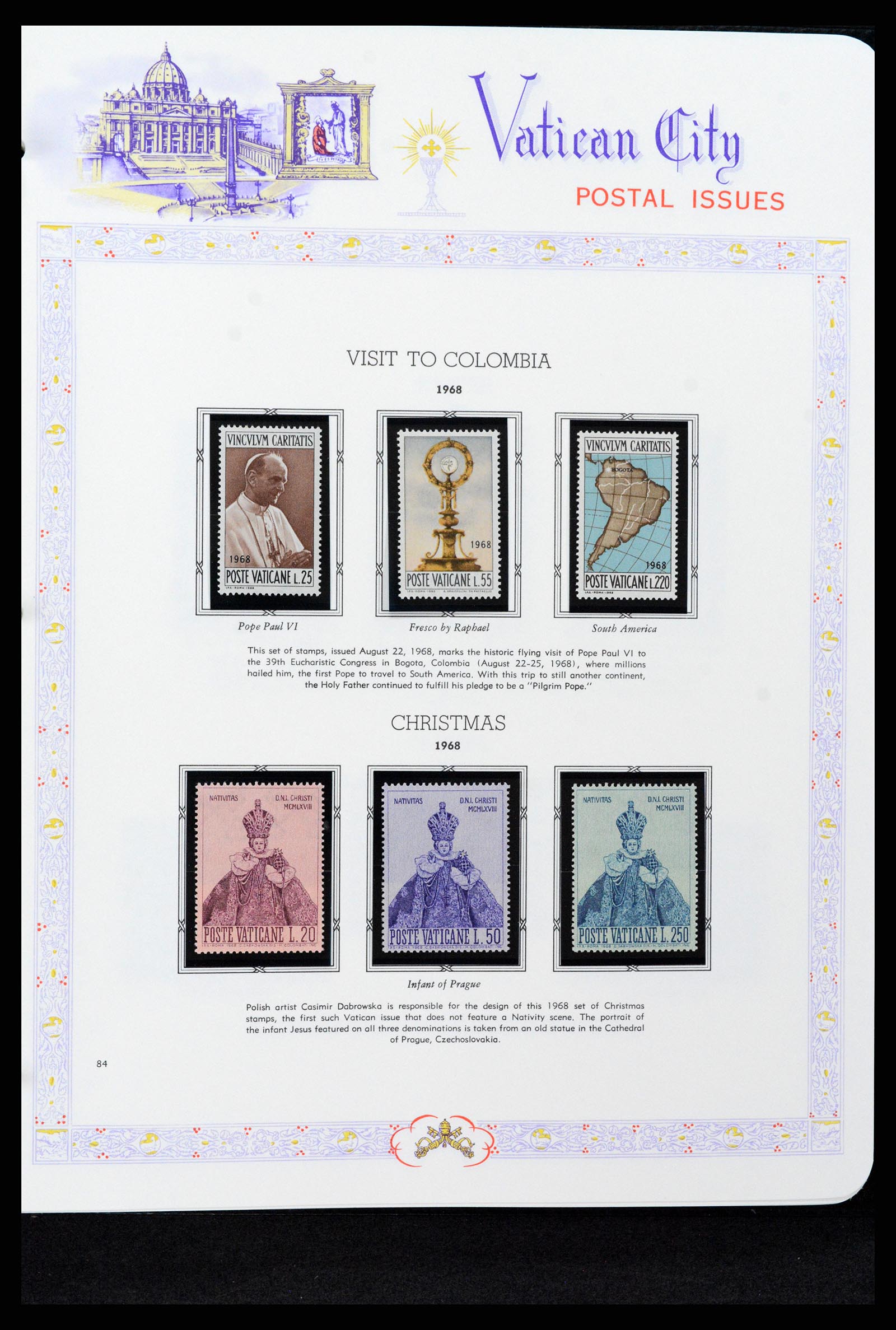 37748 084 - Postzegelverzameling 37748 Vaticaan complete collectie 1929-1999.