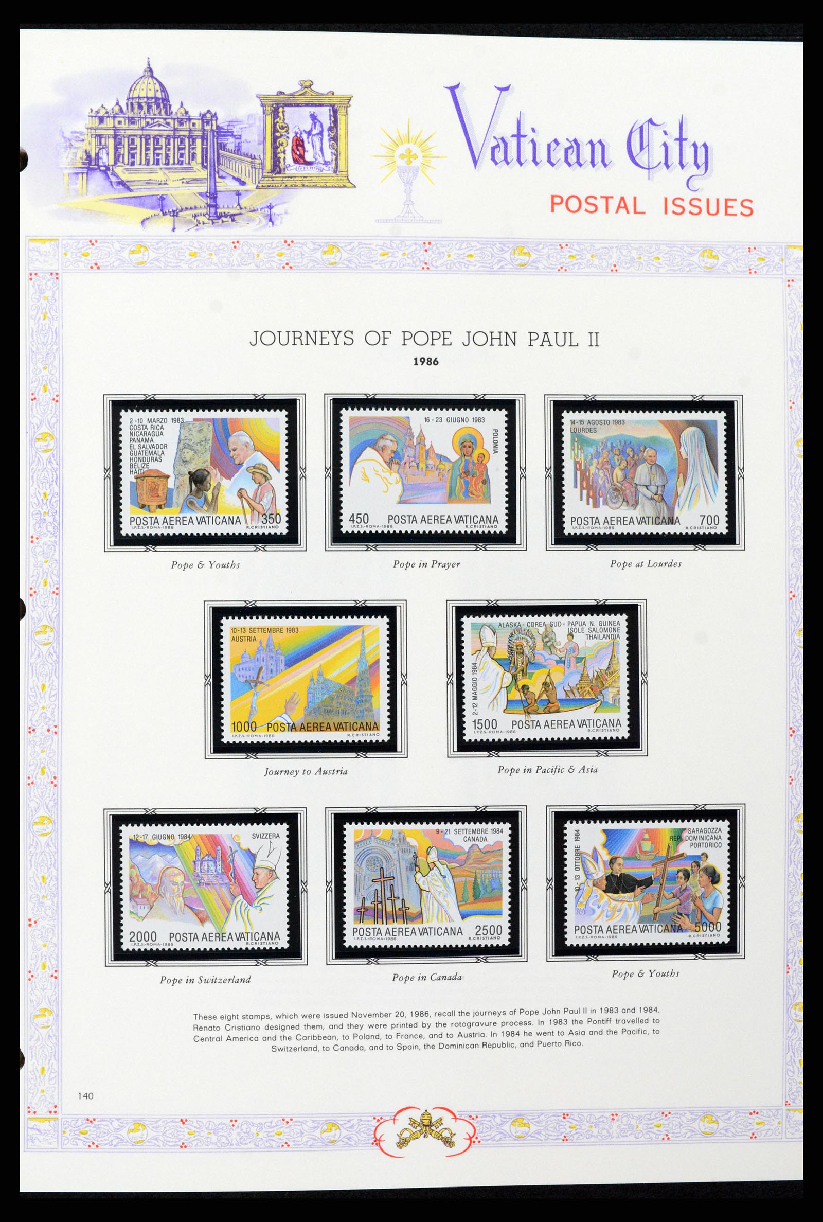37748 142 - Postzegelverzameling 37748 Vaticaan complete collectie 1929-1999.