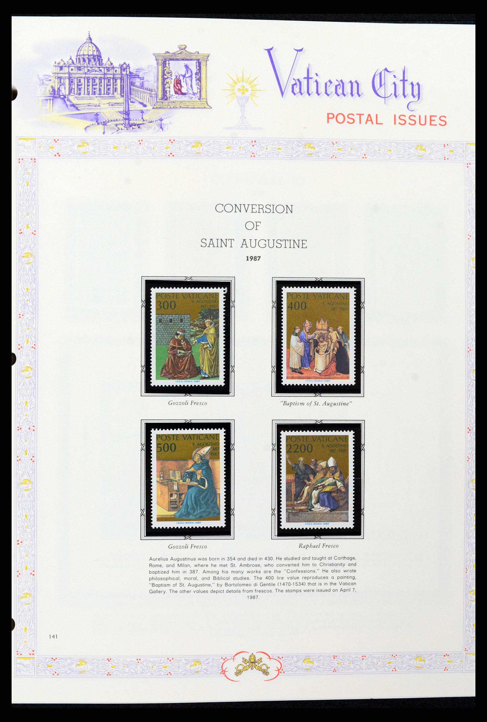 37748 143 - Postzegelverzameling 37748 Vaticaan complete collectie 1929-1999.