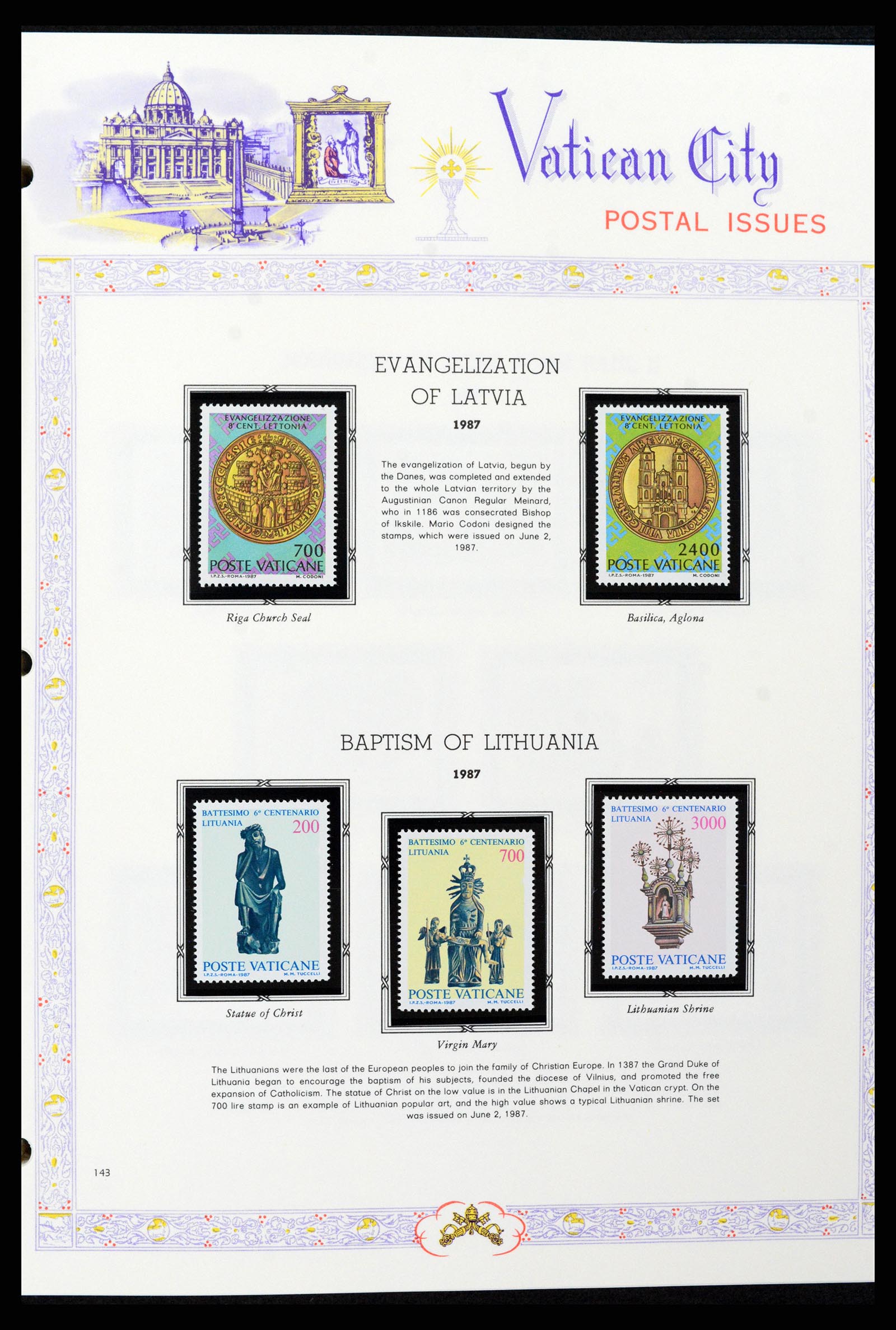 37748 145 - Postzegelverzameling 37748 Vaticaan complete collectie 1929-1999.