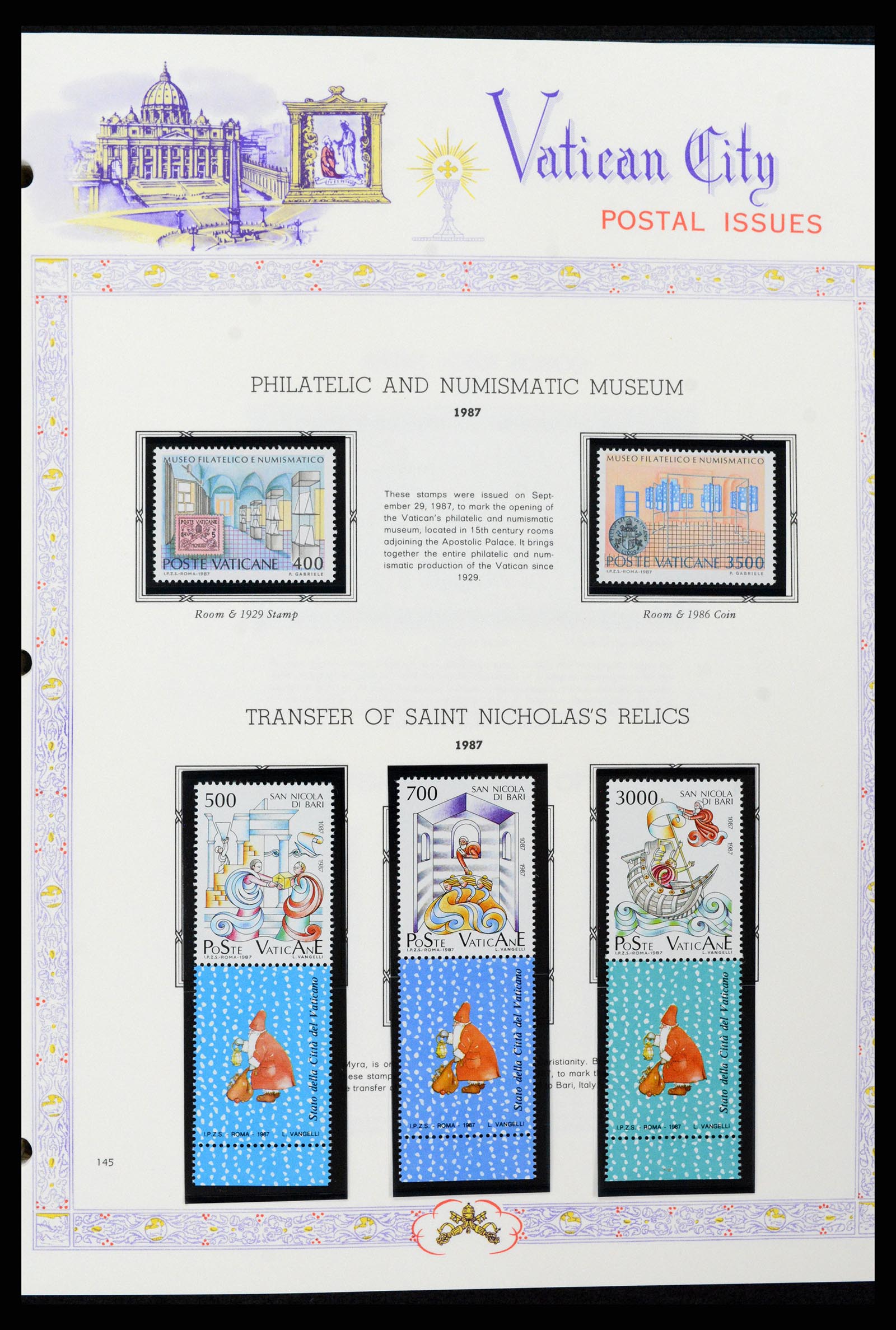 37748 147 - Postzegelverzameling 37748 Vaticaan complete collectie 1929-1999.