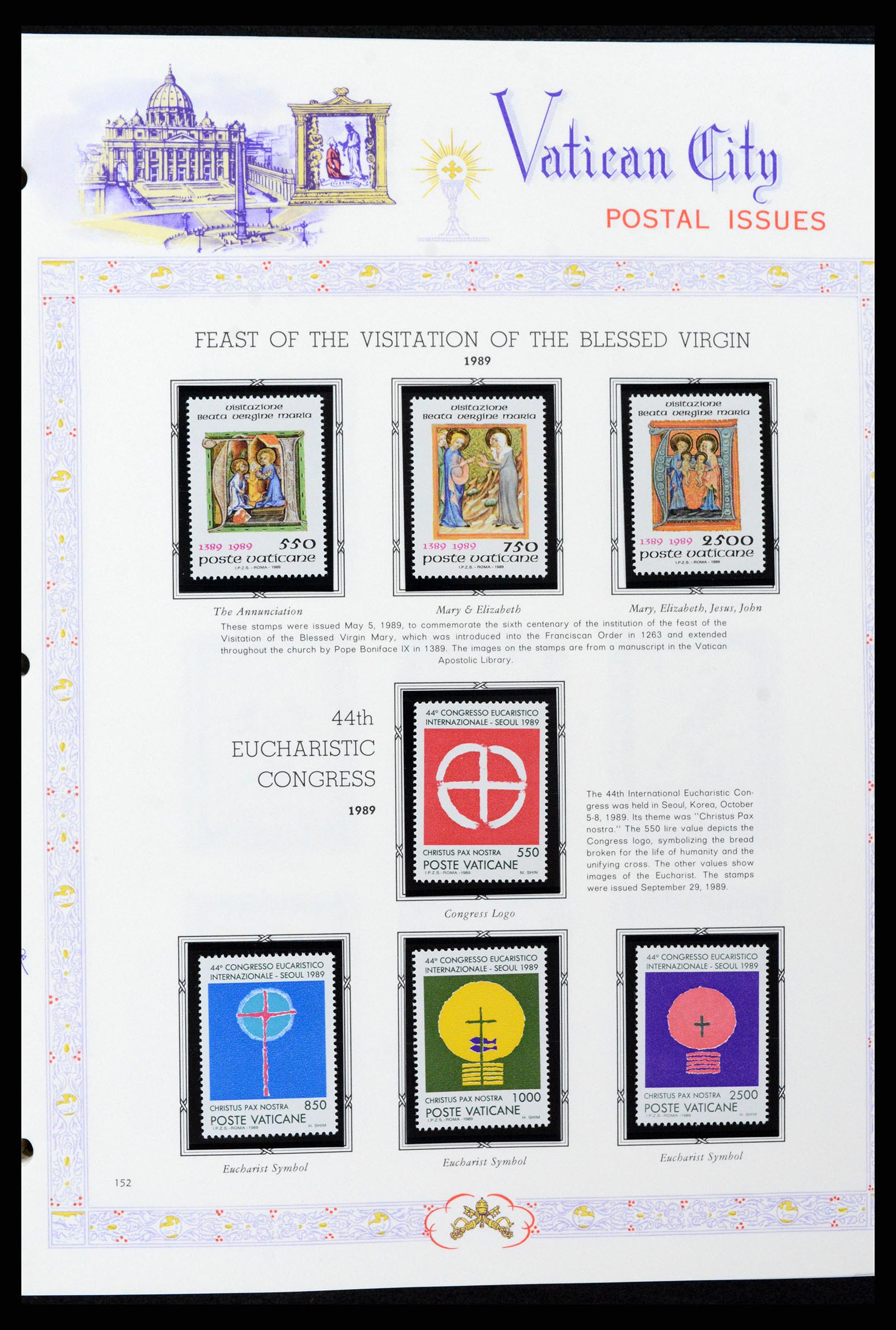 37748 154 - Postzegelverzameling 37748 Vaticaan complete collectie 1929-1999.