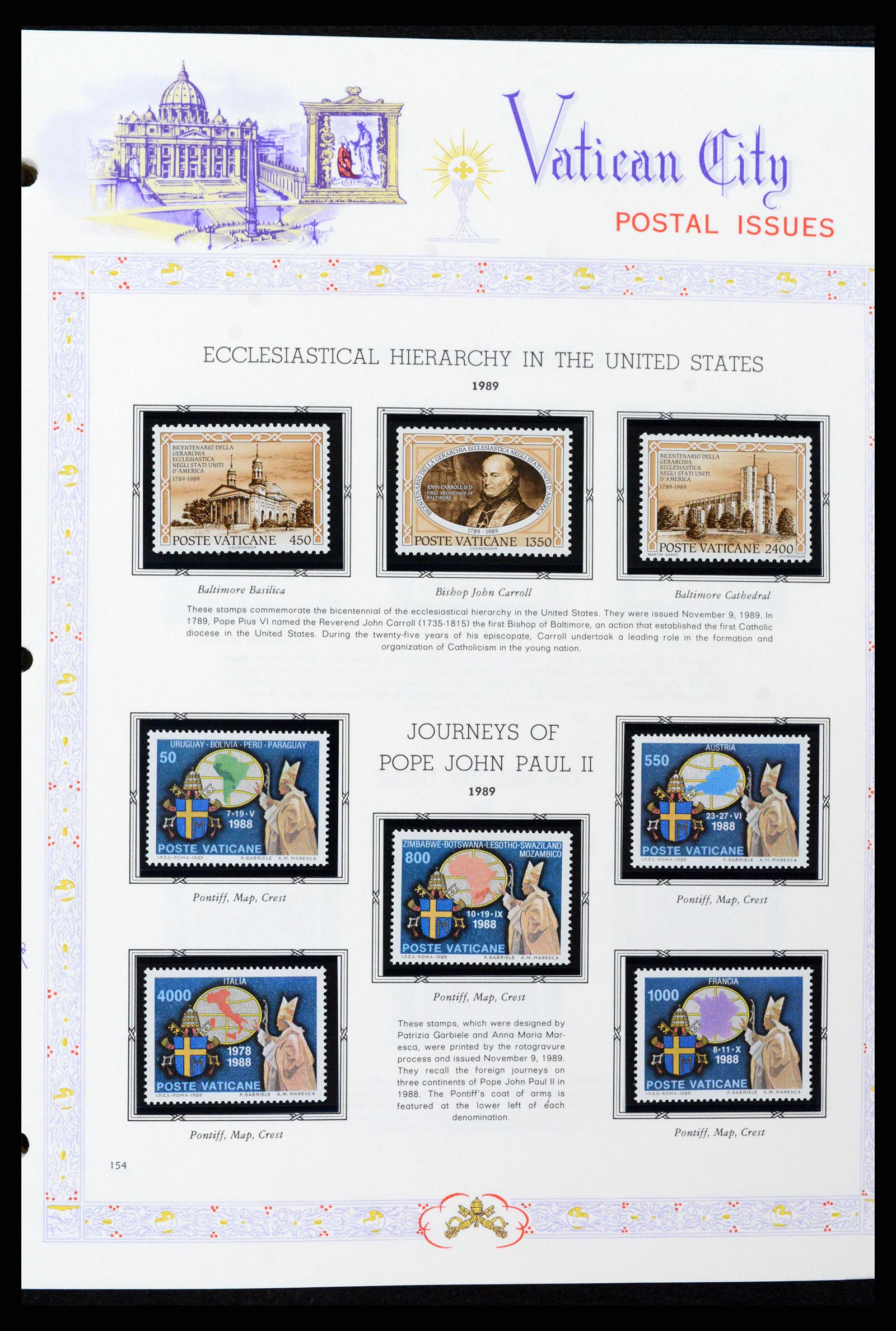 37748 156 - Postzegelverzameling 37748 Vaticaan complete collectie 1929-1999.