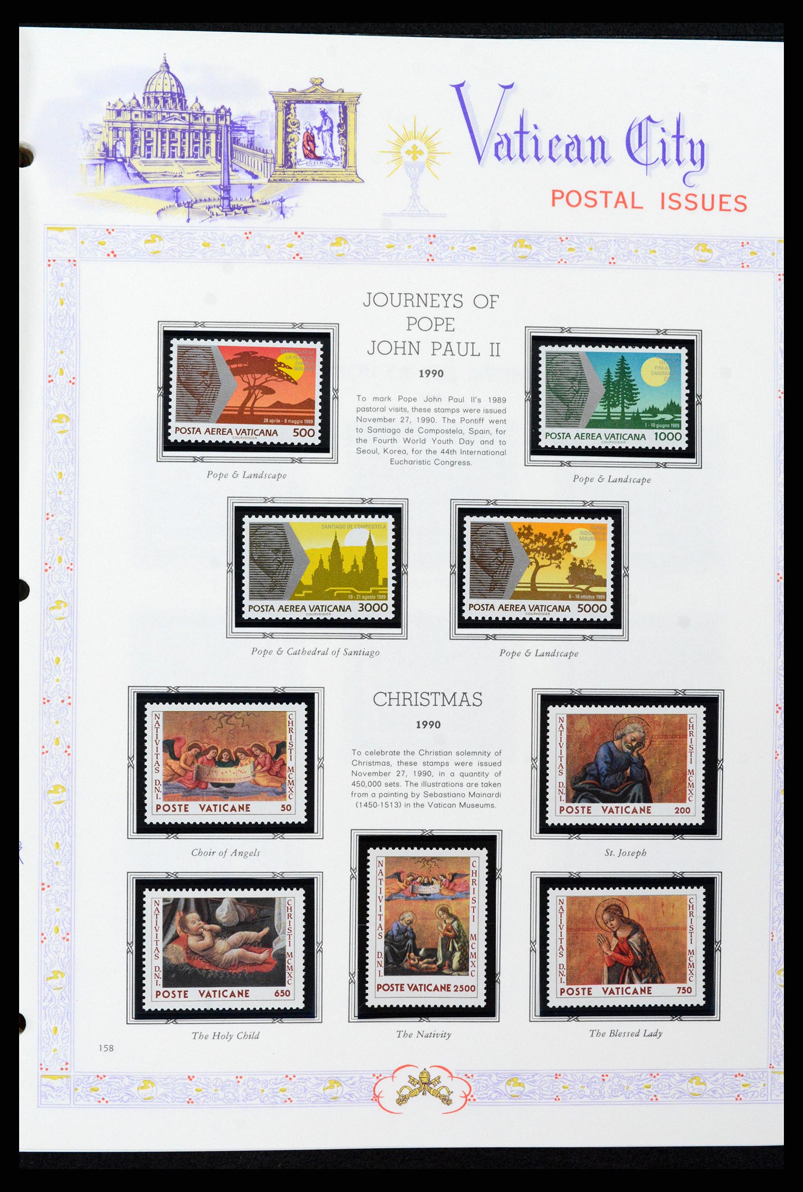 37748 160 - Postzegelverzameling 37748 Vaticaan complete collectie 1929-1999.
